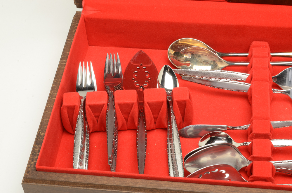 Community Stainless Flatware Service For Twelve By Oneida