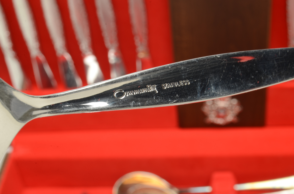 Community Stainless Flatware Service For Twelve By Oneida