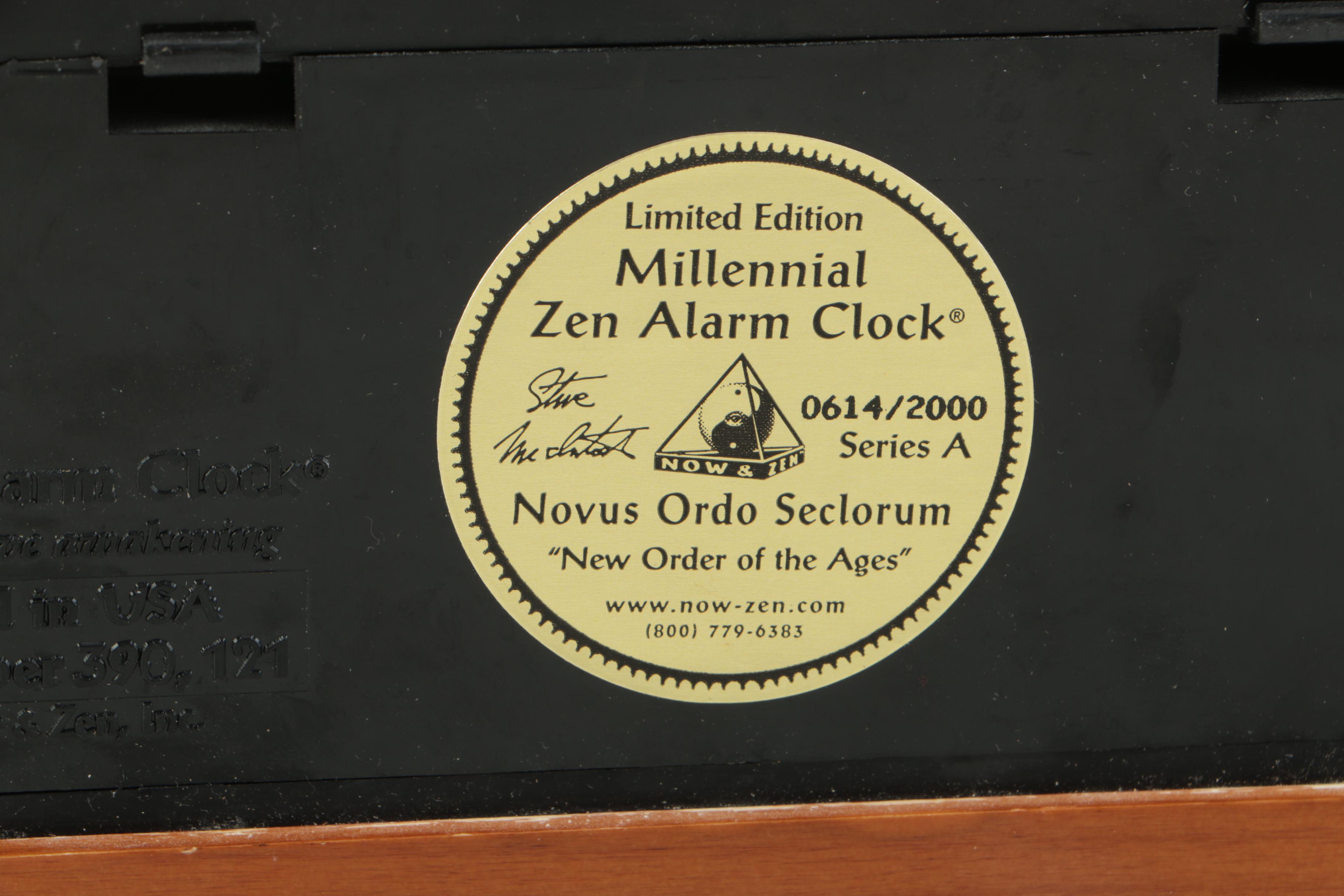 Millennial Zen Alarm Clocks from Novus Ordo Seclorum