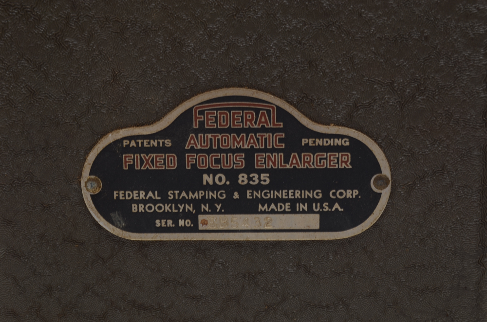 Vintage Federal Photo Enlarger
