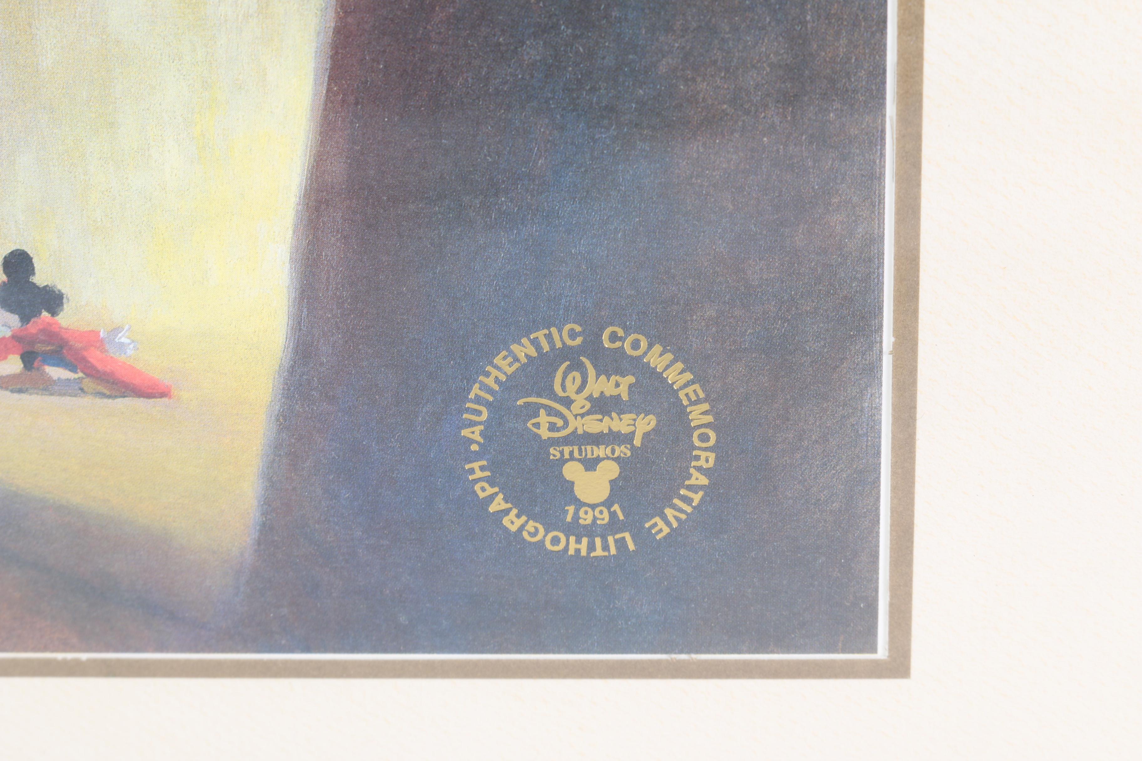 Walt Disney Limited Edition Offset Lithograph "Fantasia"