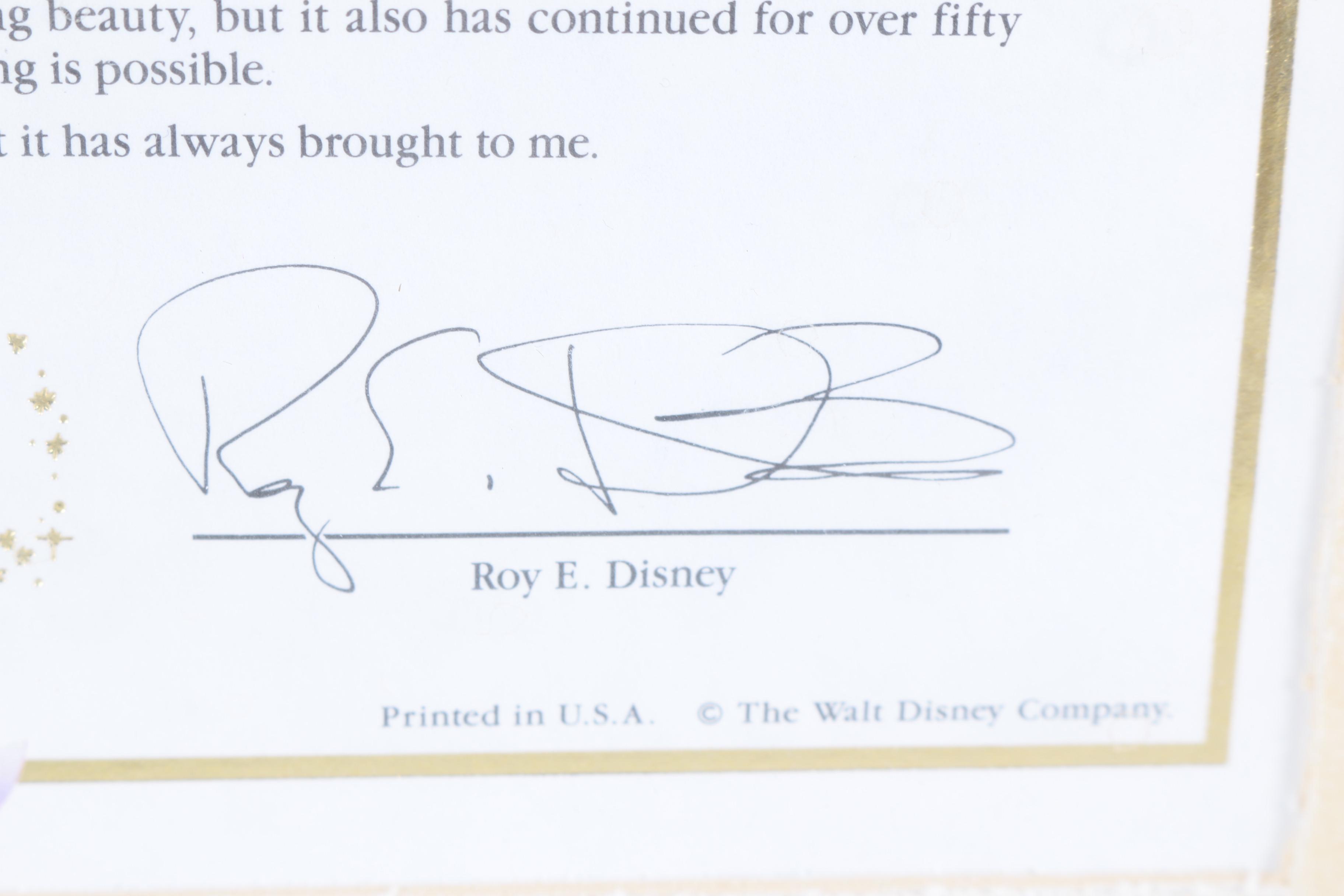 Walt Disney Limited Edition Offset Lithograph "Fantasia"