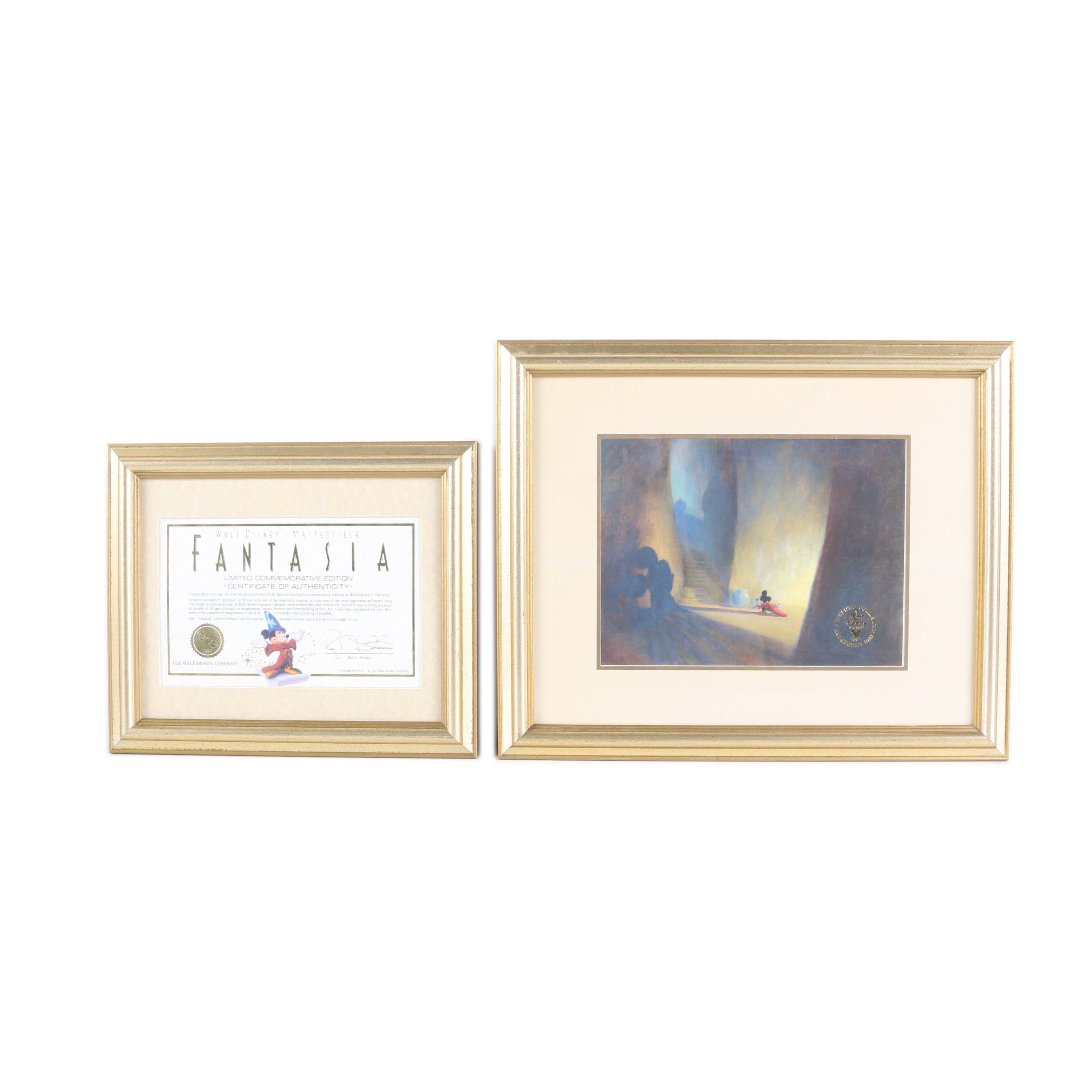 Walt Disney Limited Edition Offset Lithograph "Fantasia"