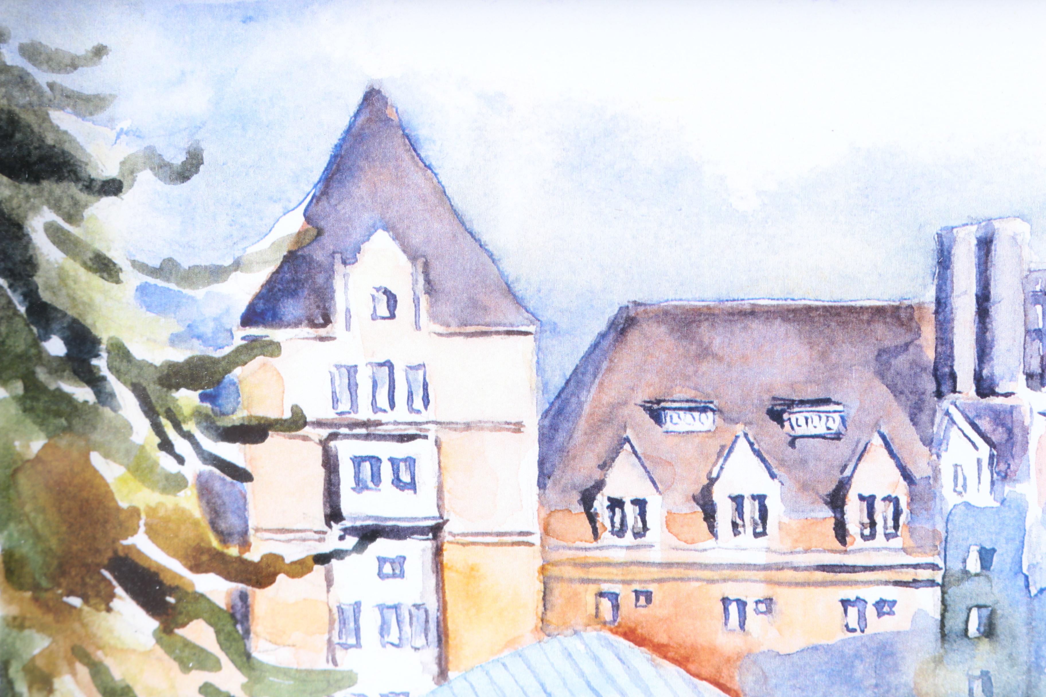 K. Lynch Reproduction Print on Paper "Empress Victoria B.C."