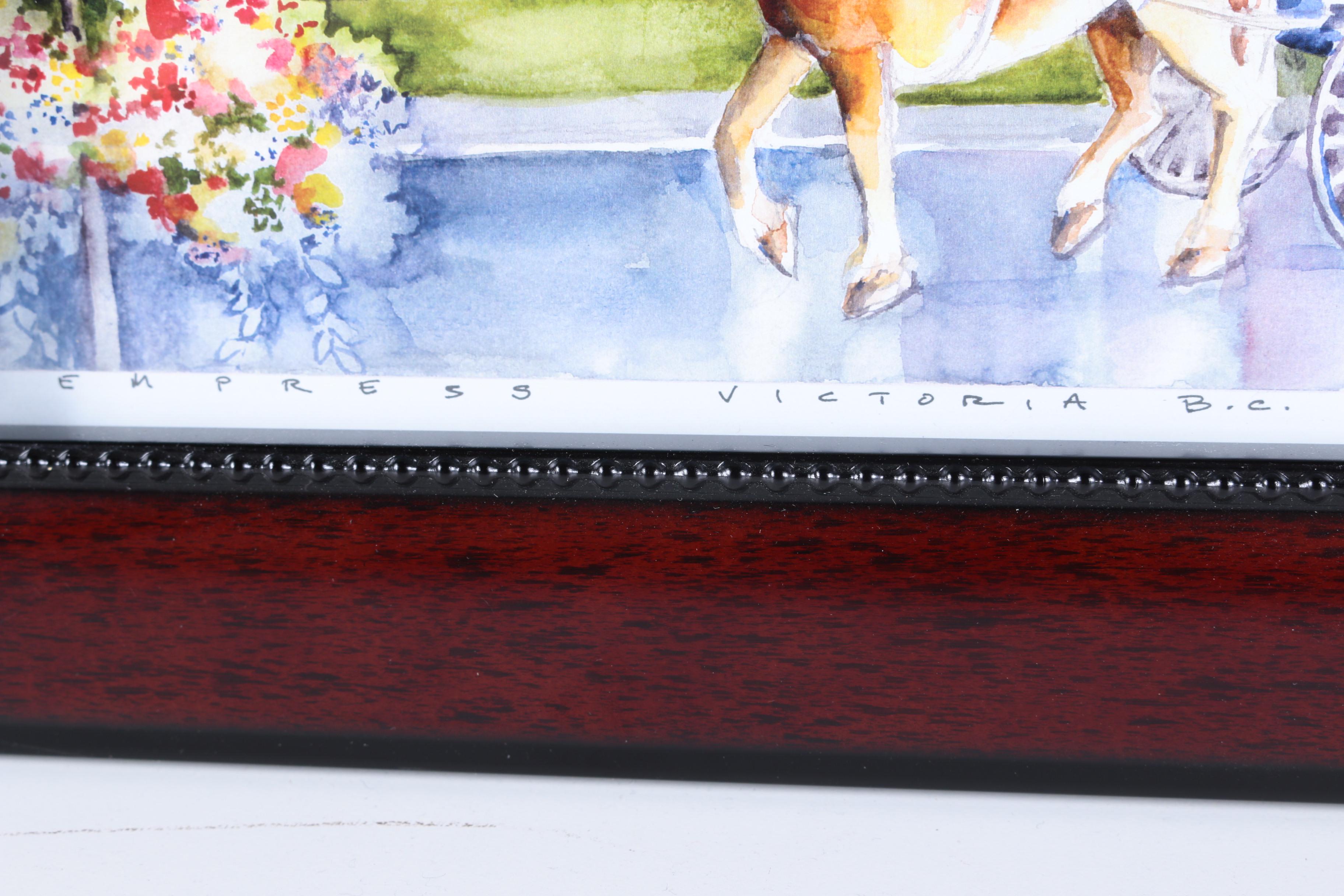 K. Lynch Reproduction Print on Paper "Empress Victoria B.C."