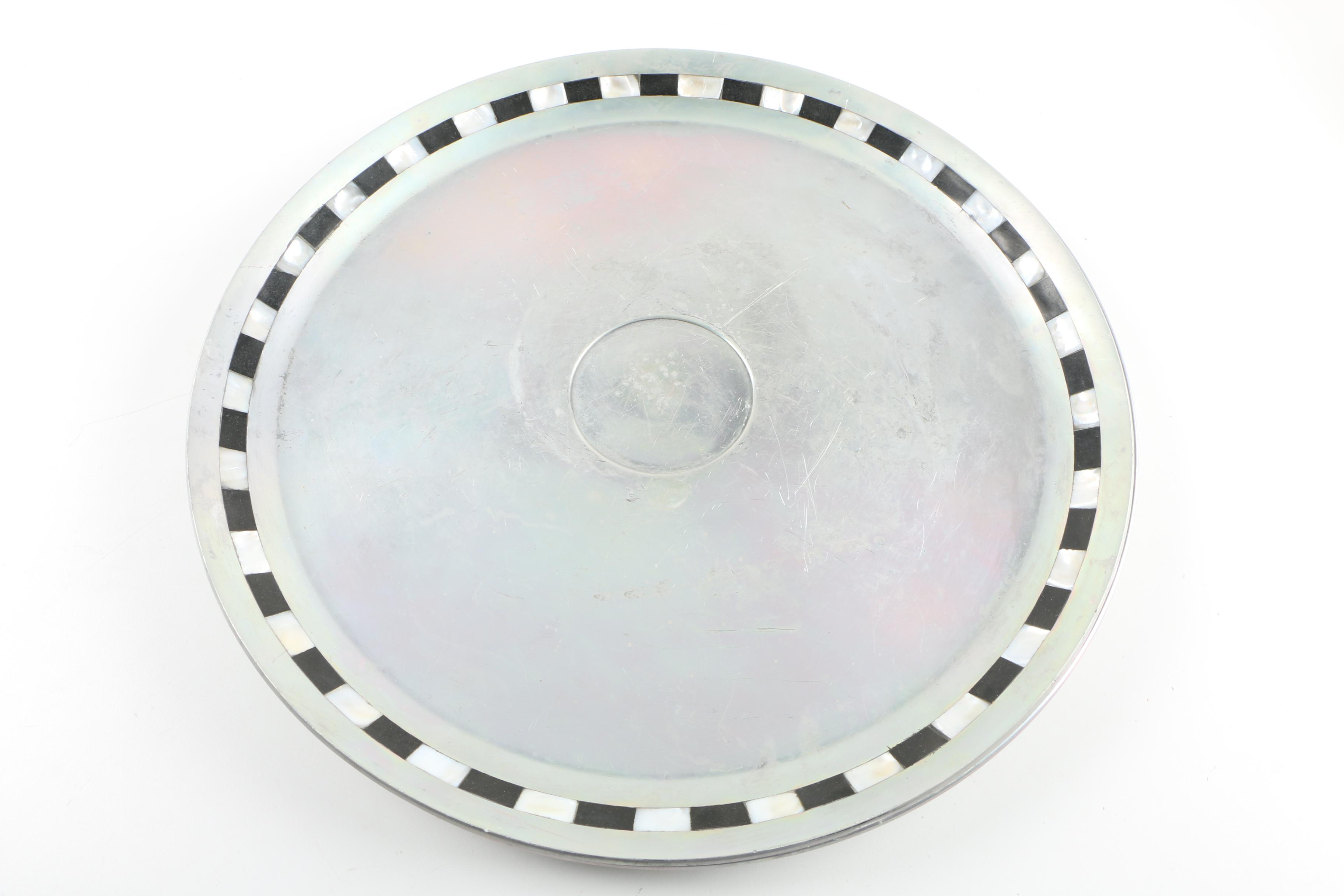 Towle Silversmiths Aluminum and Mother of Pearl Tableware