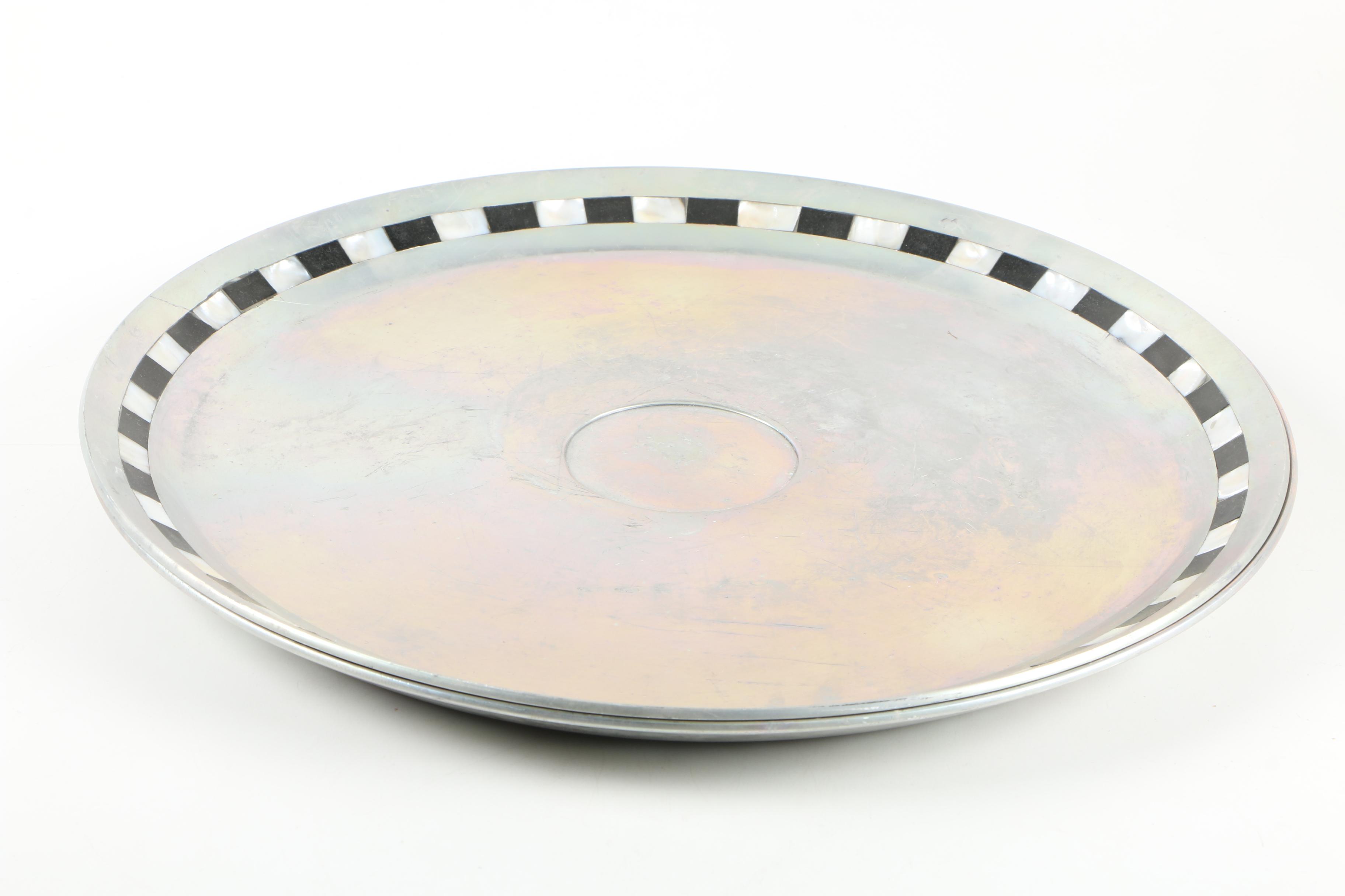 Towle Silversmiths Aluminum and Mother of Pearl Tableware