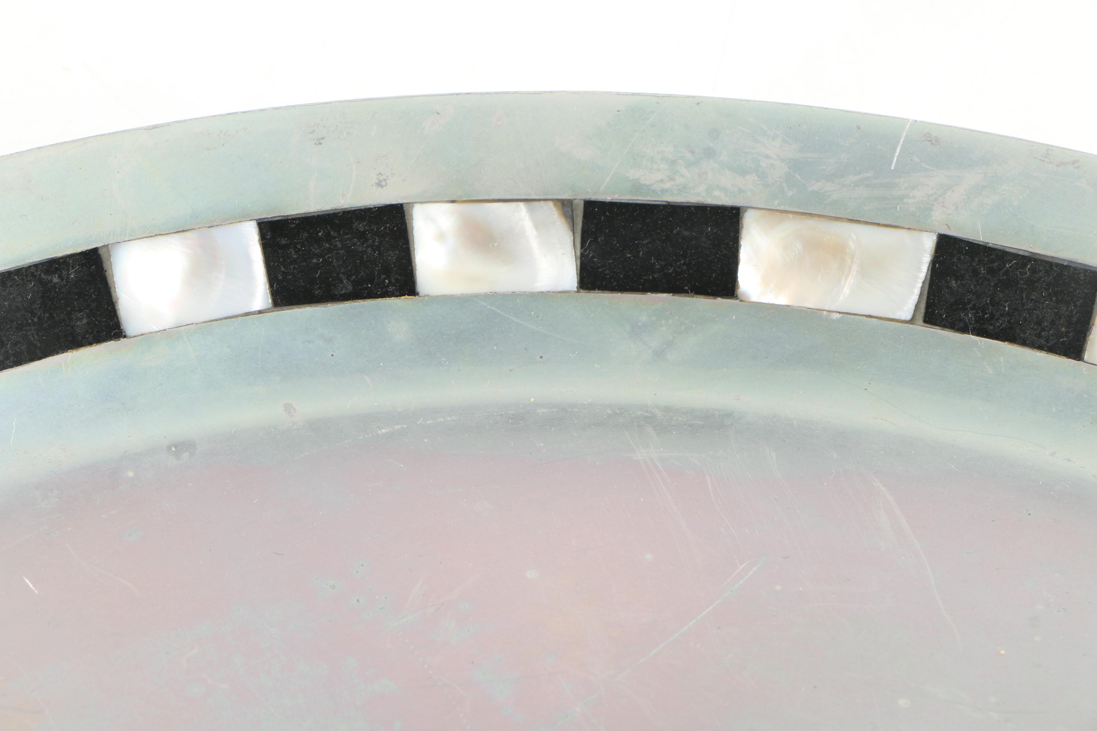 Towle Silversmiths Aluminum and Mother of Pearl Tableware