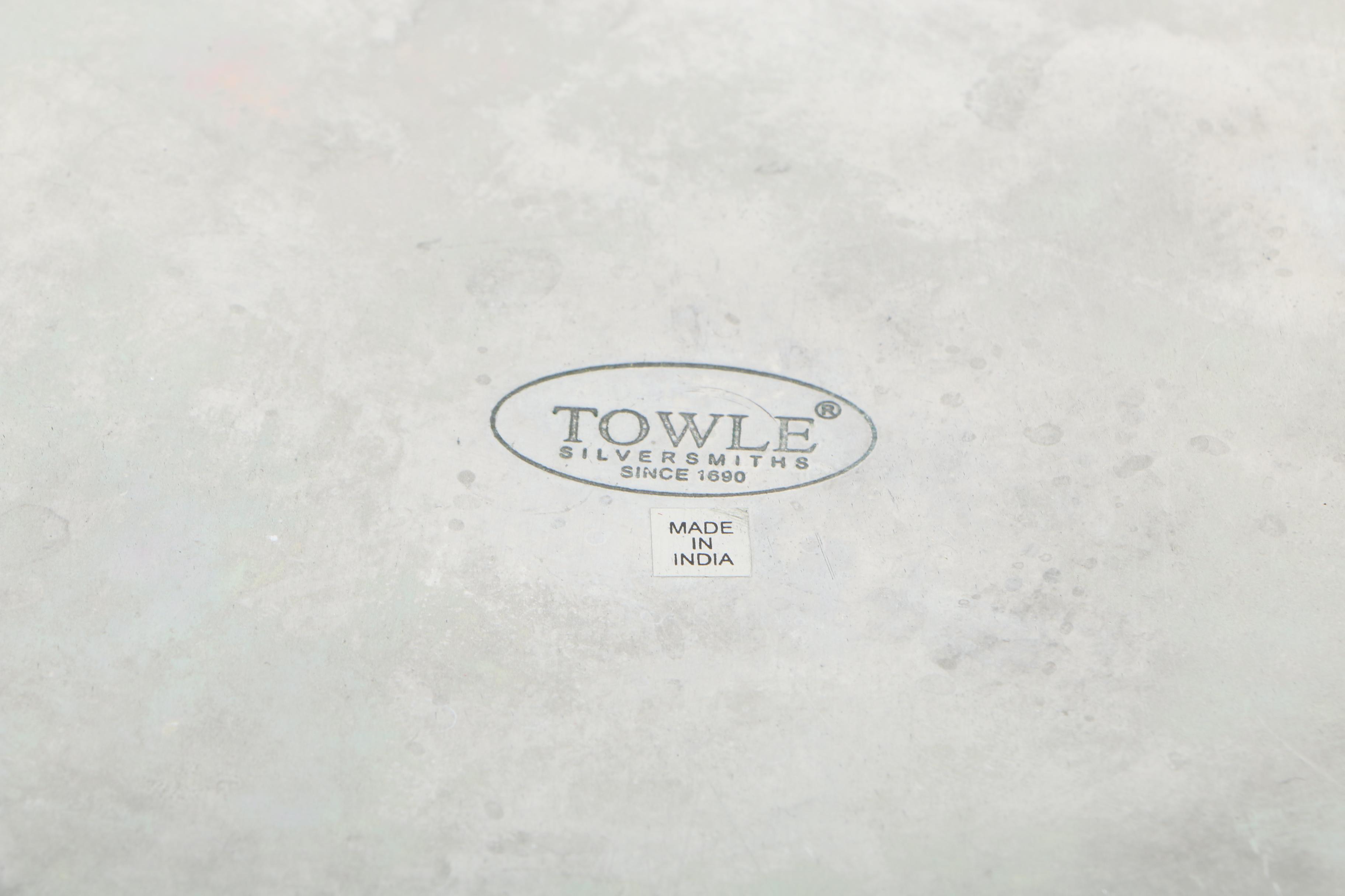 Towle Silversmiths Aluminum and Mother of Pearl Tableware