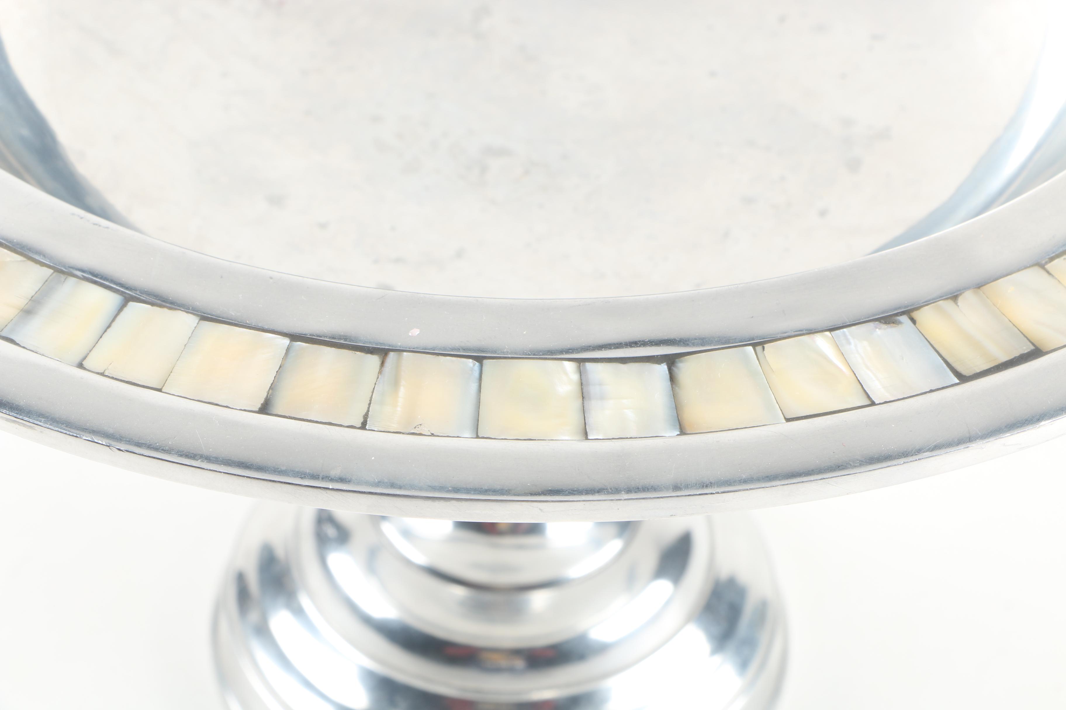 Towle Silversmiths Aluminum and Mother of Pearl Tableware