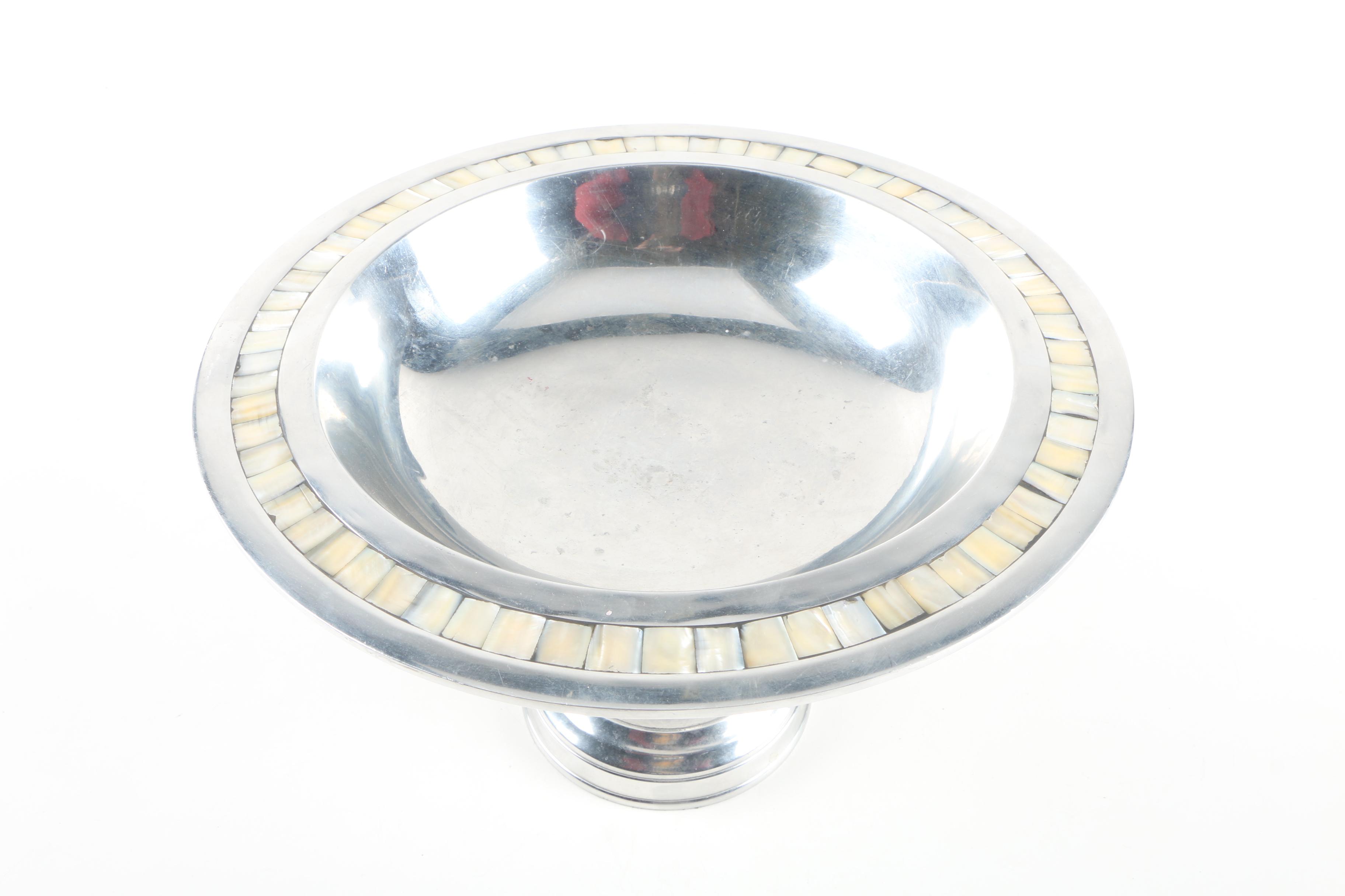 Towle Silversmiths Aluminum and Mother of Pearl Tableware