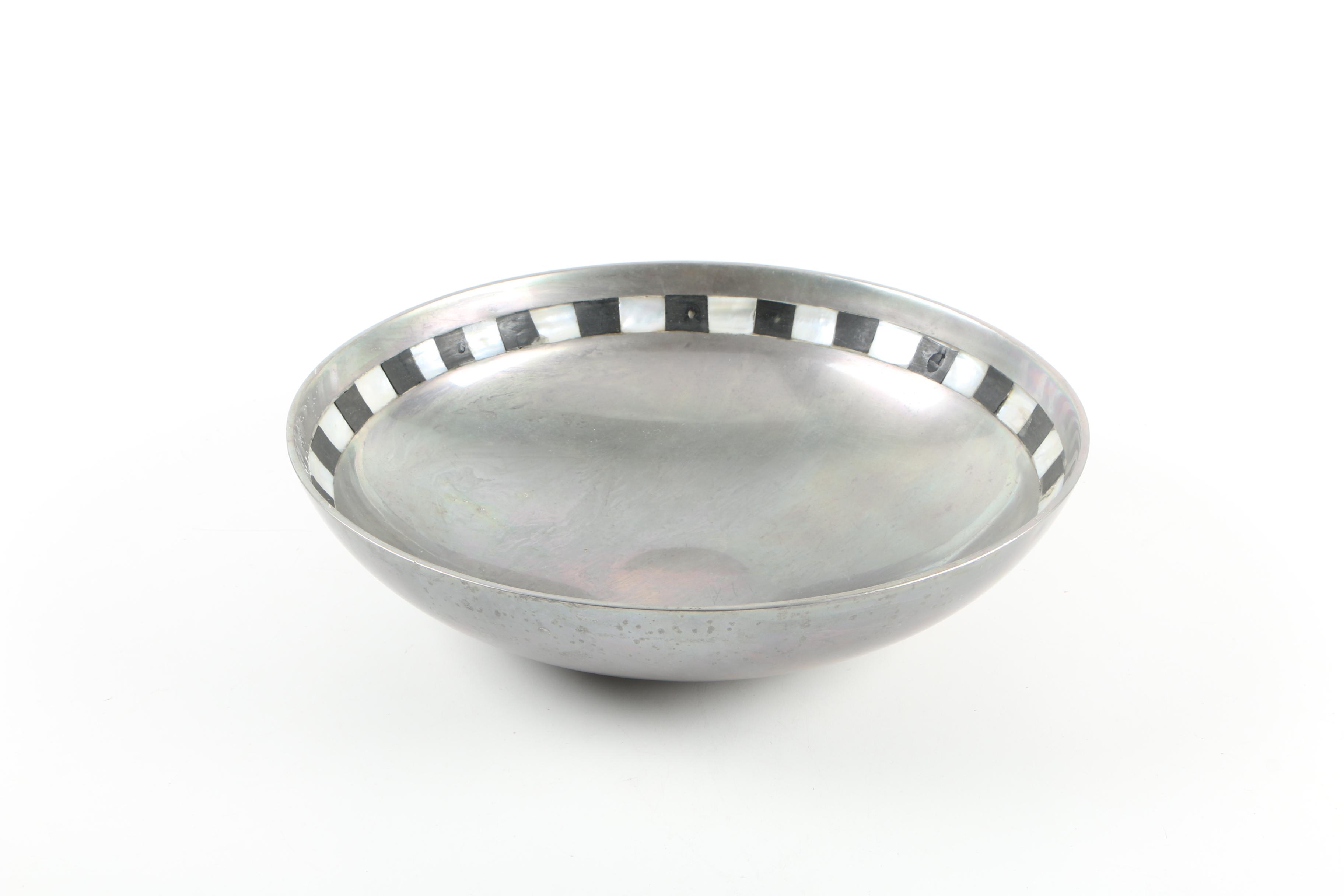 Towle Silversmiths Aluminum and Mother of Pearl Tableware