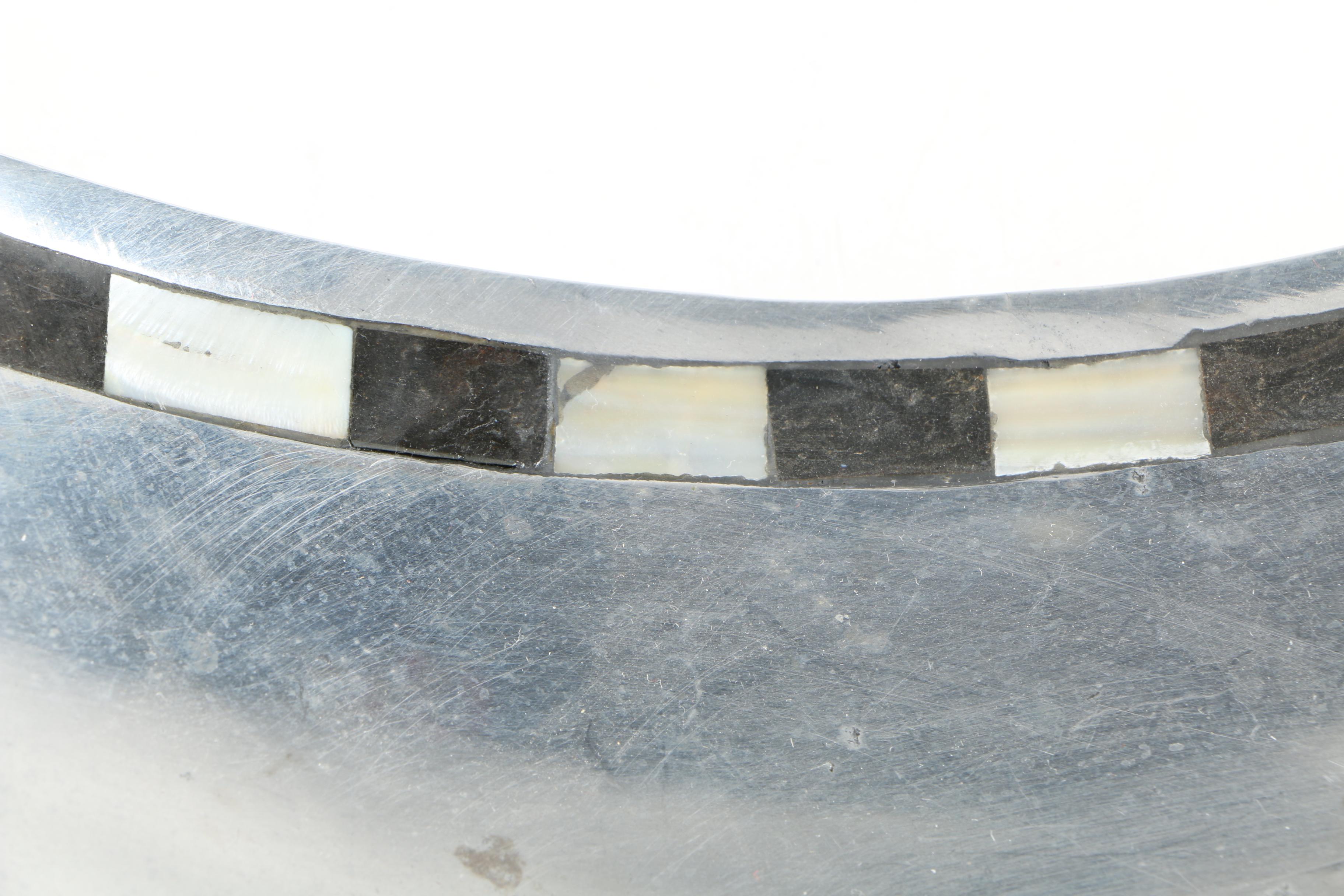 Towle Silversmiths Aluminum and Mother of Pearl Tableware