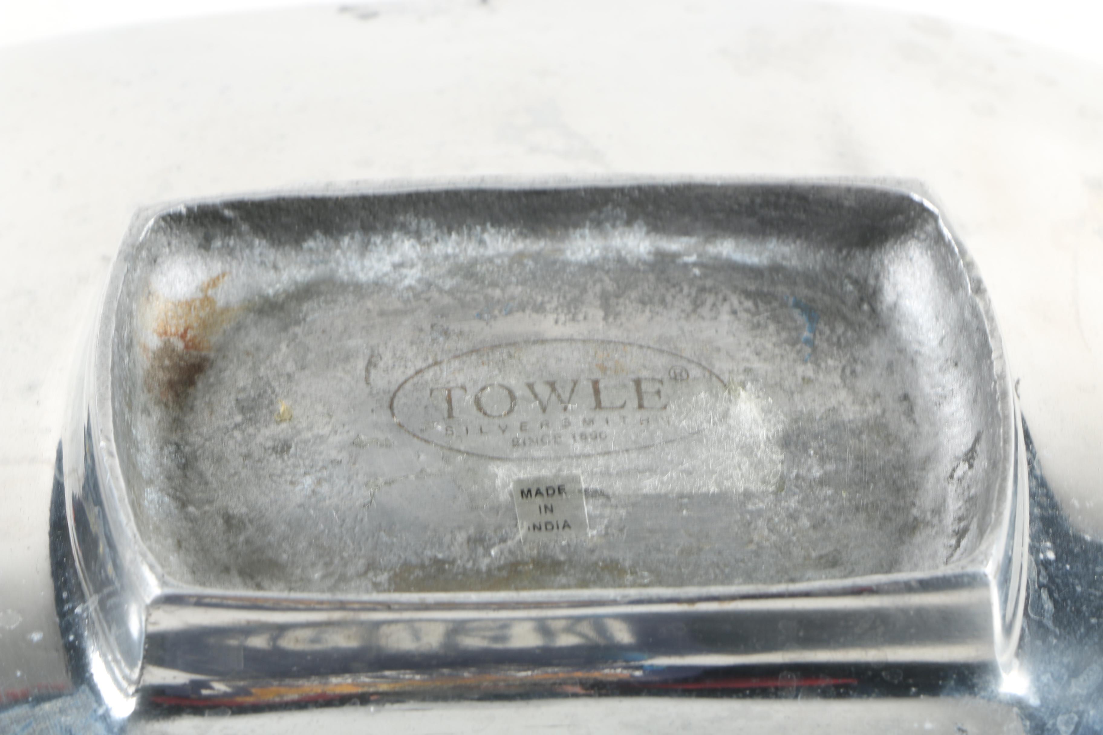 Towle Silversmiths Aluminum and Mother of Pearl Tableware