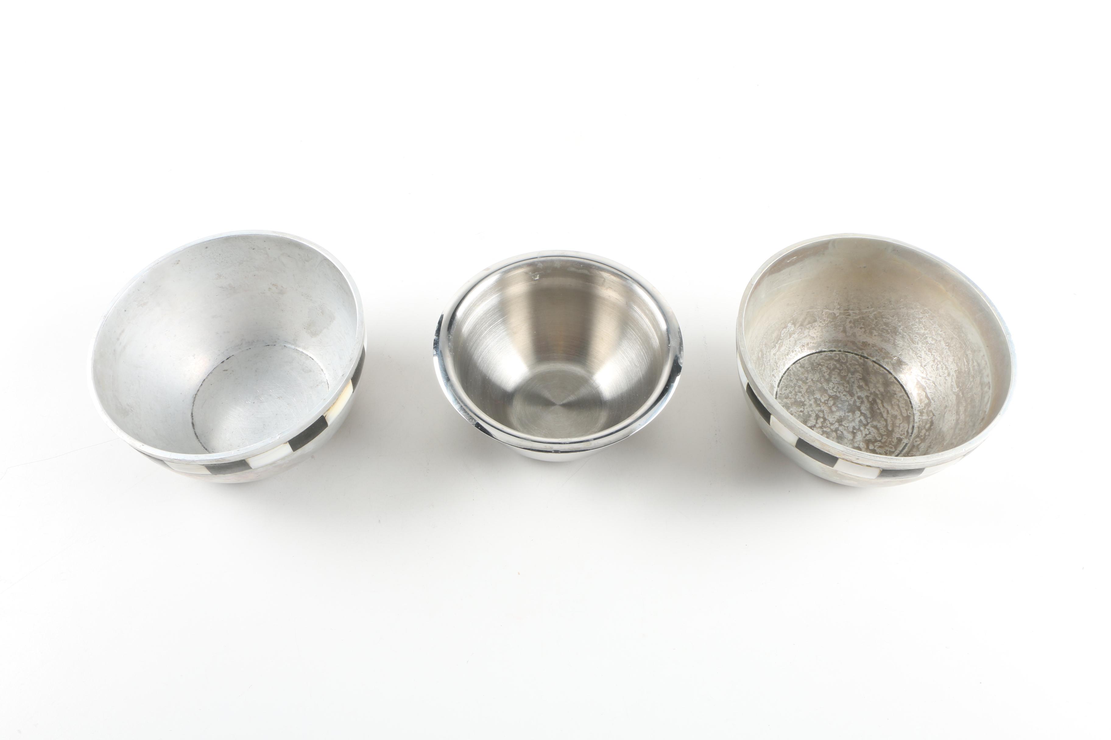 Towle Silversmiths Aluminum and Mother of Pearl Tableware