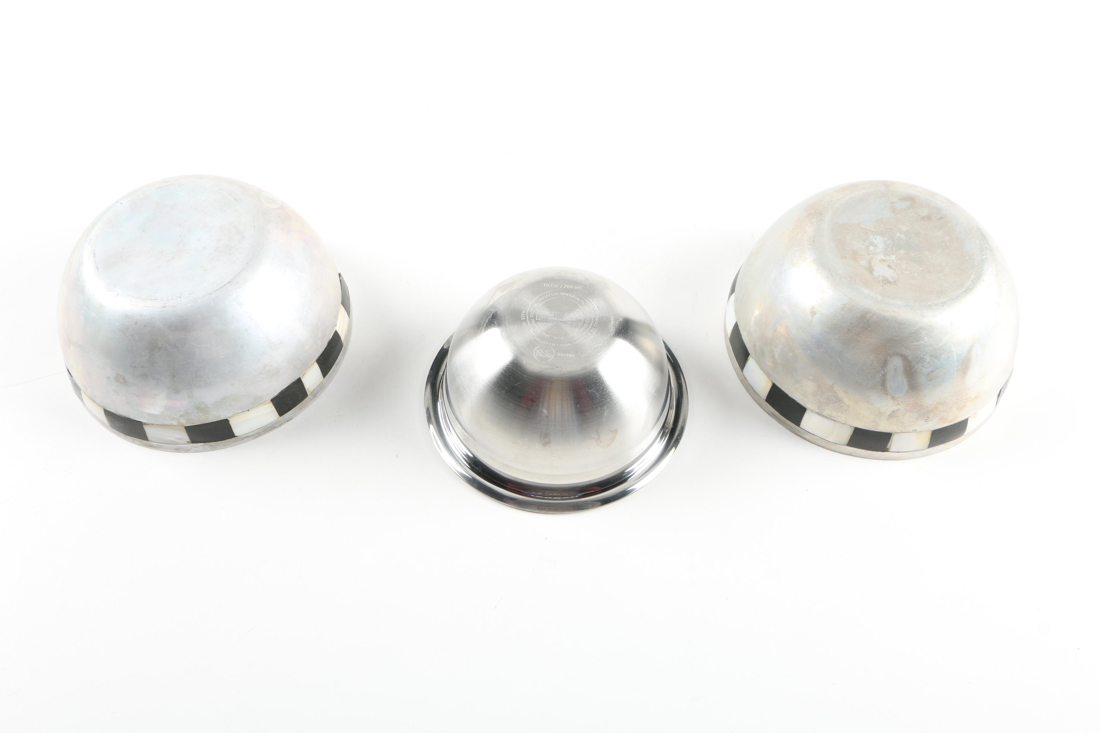 Towle Silversmiths Aluminum and Mother of Pearl Tableware