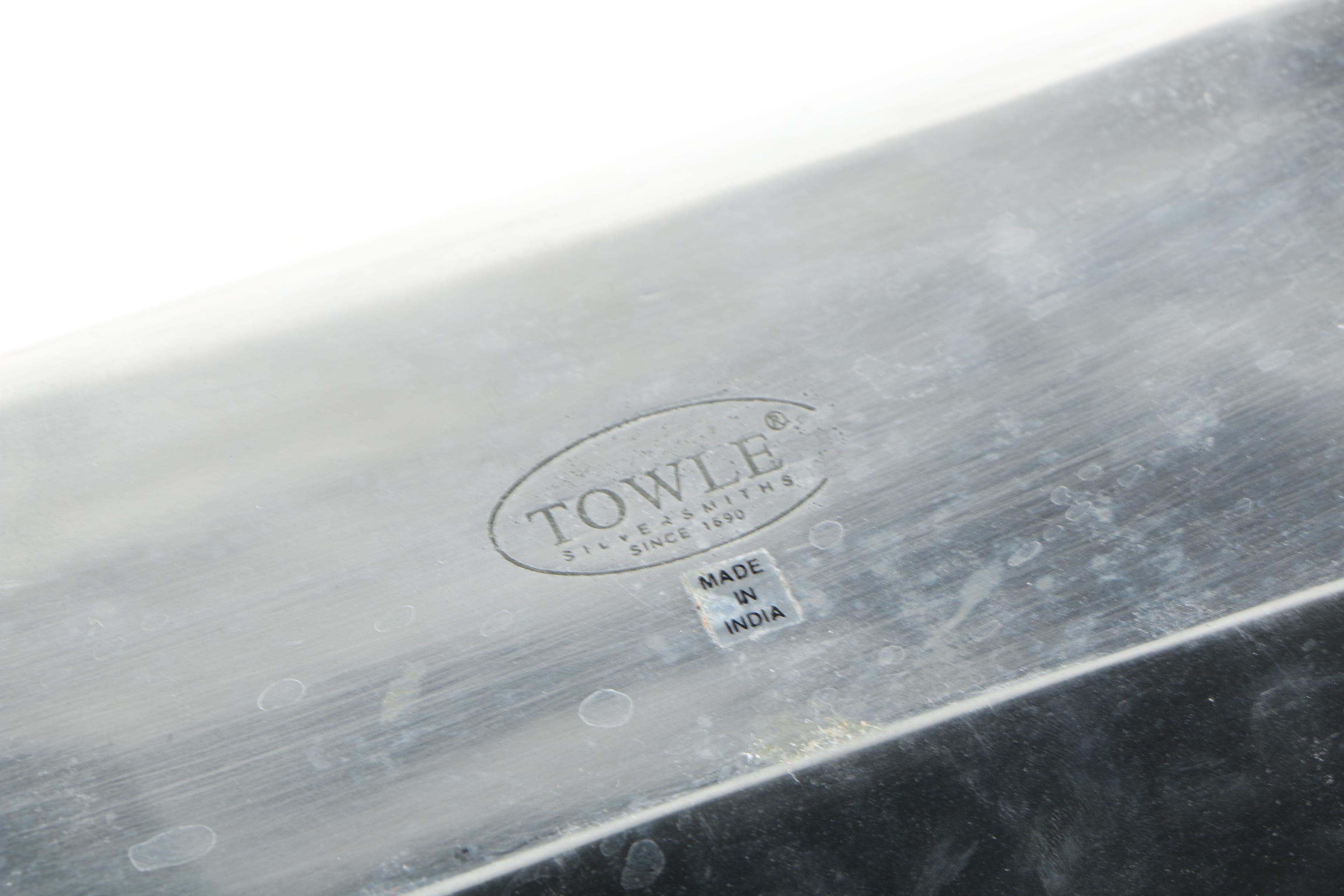 Towle Silversmiths Aluminum and Mother of Pearl Tableware