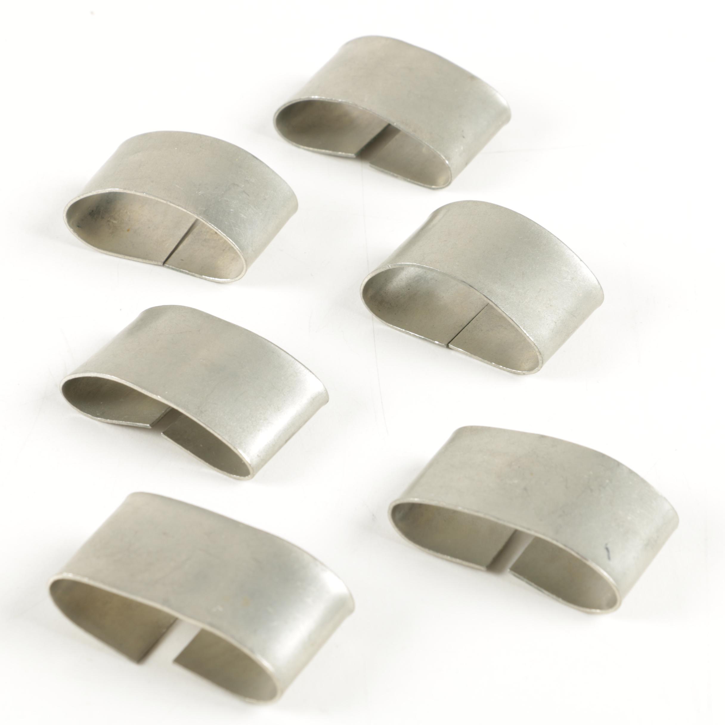 Collection of Napkin Rings Including Ballena Bay Pewter
