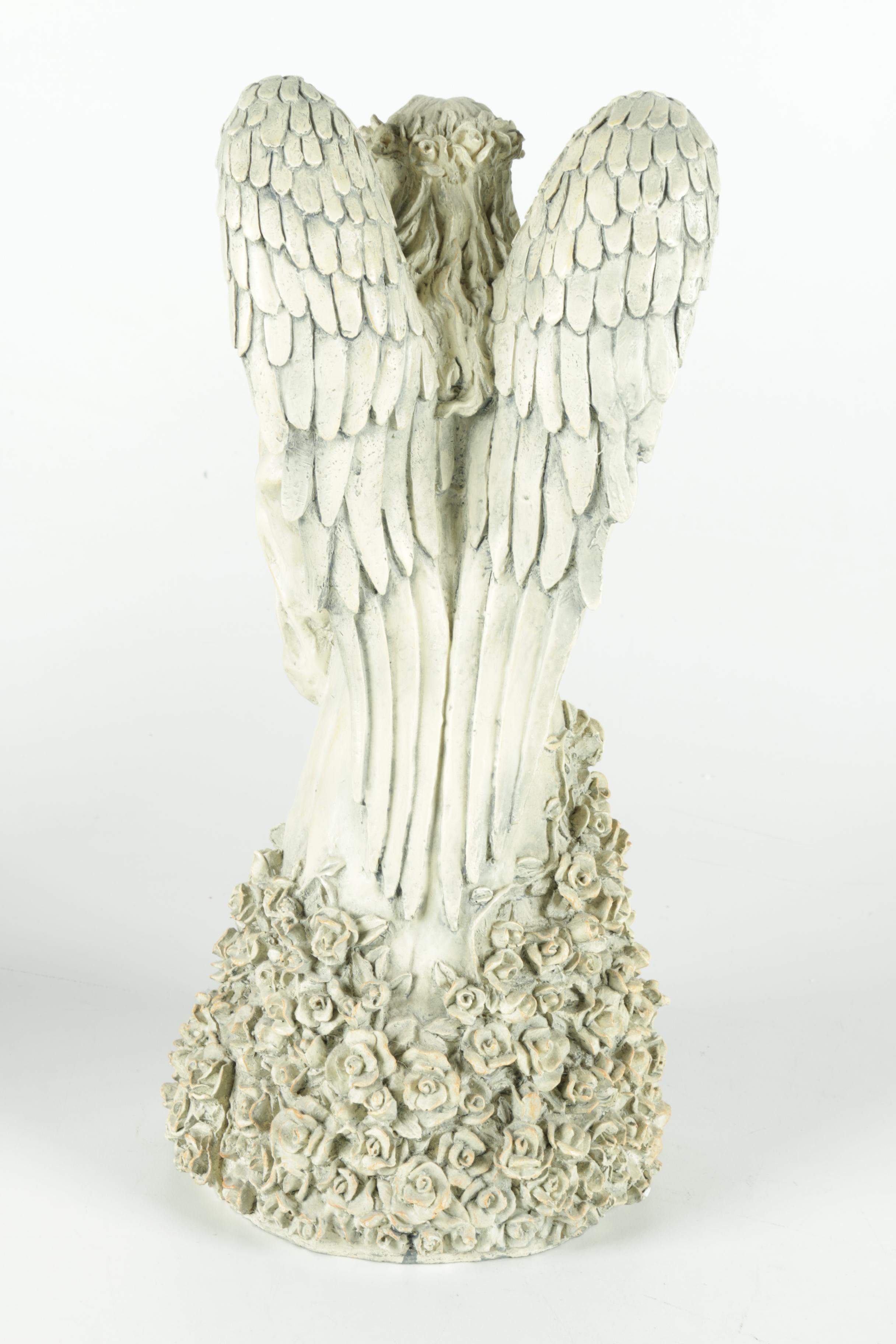 Resin Moses Figurine and Angel Hide-a-Key