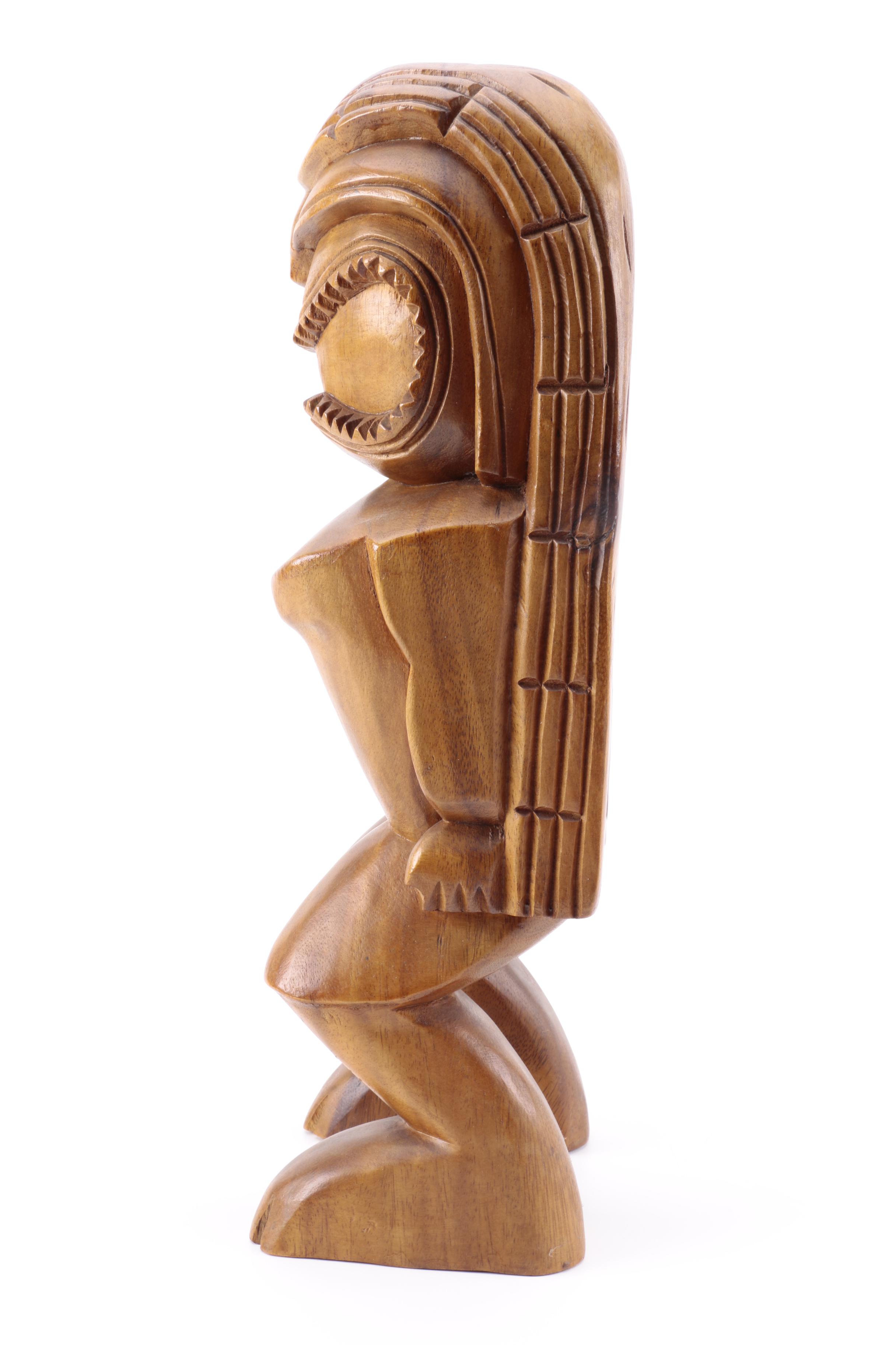 Polynesian Style Wood Carving of Ku