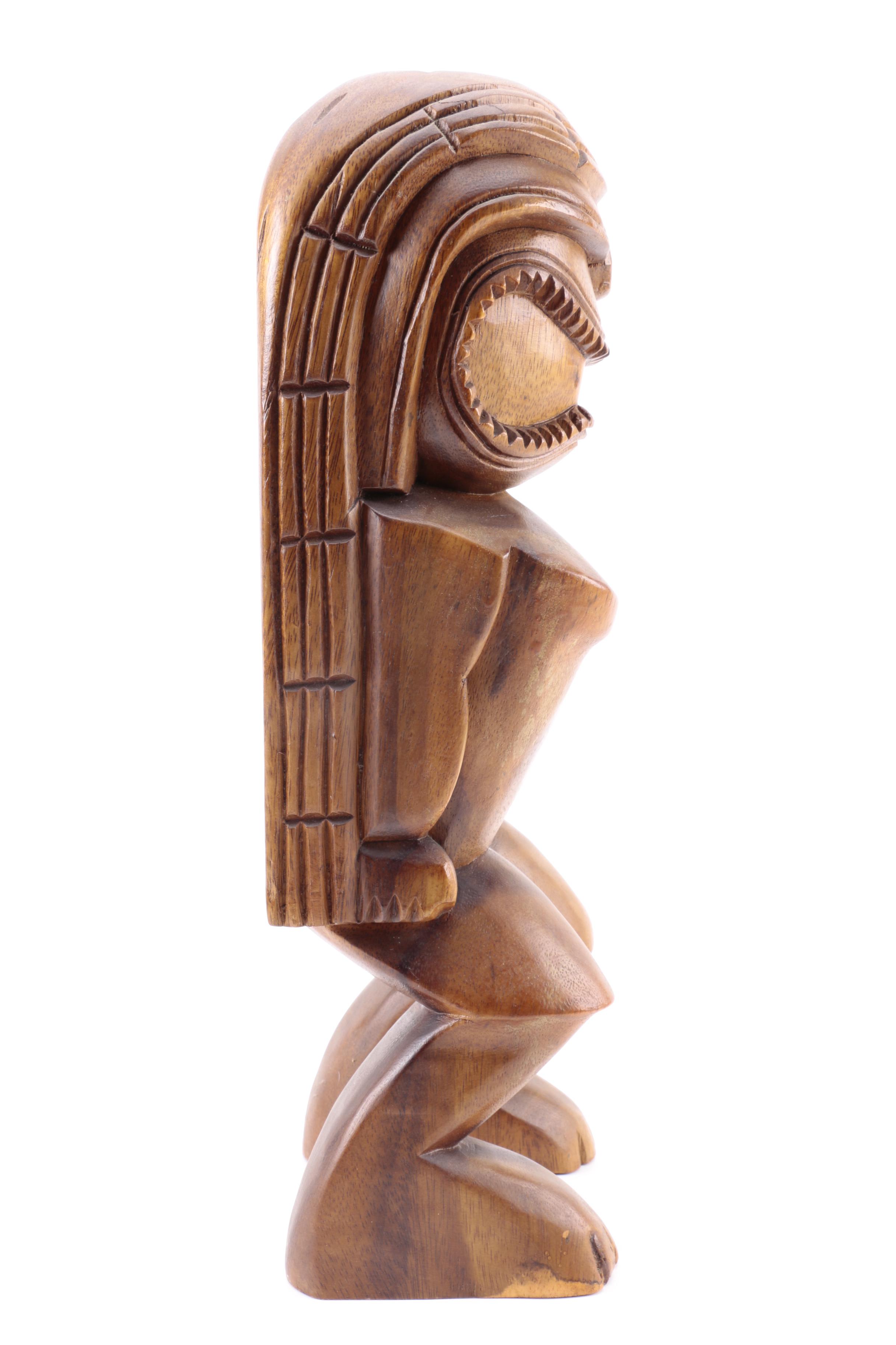 Polynesian Style Wood Carving of Ku