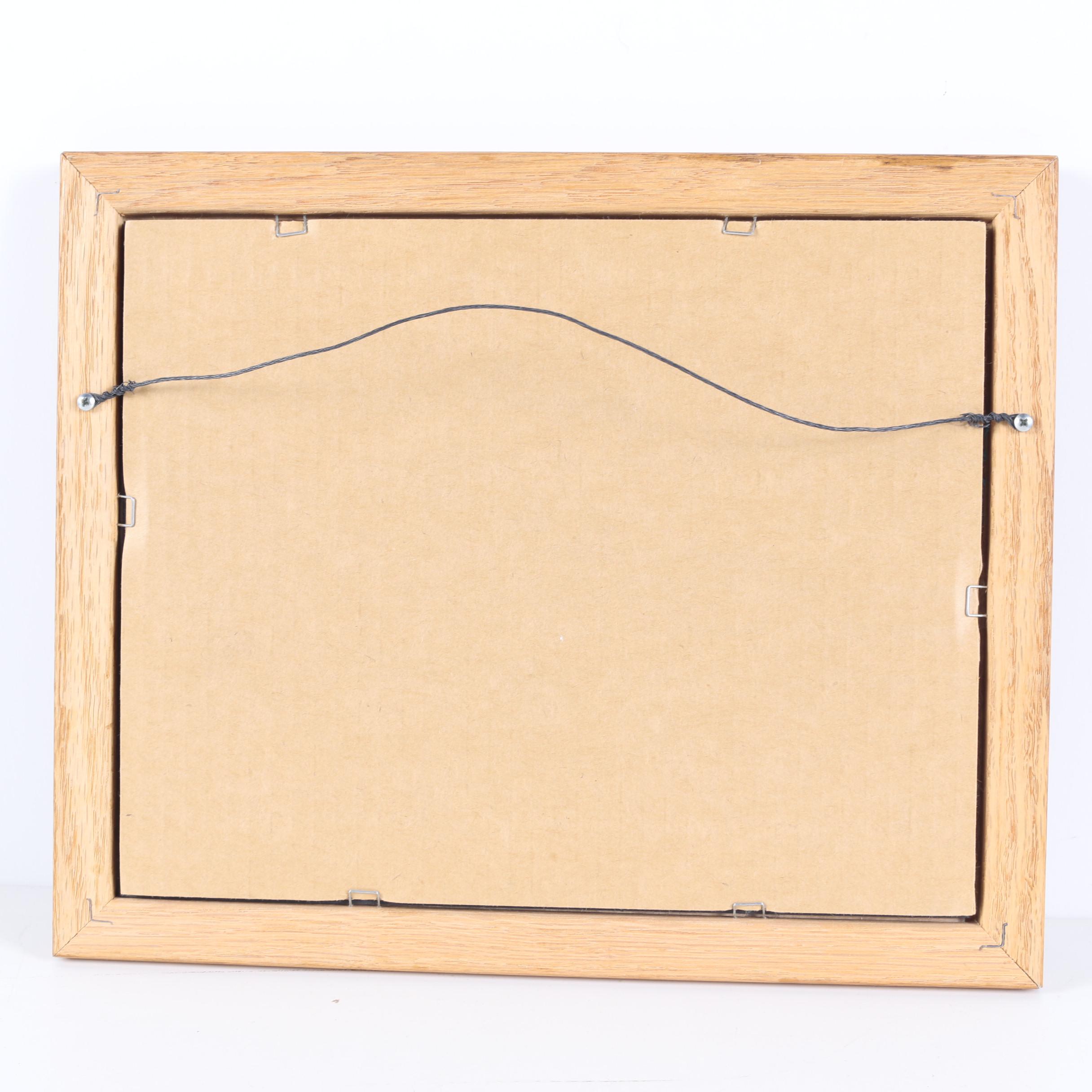 Lynn Bean Offset Lithograph on Paper of Rabbits