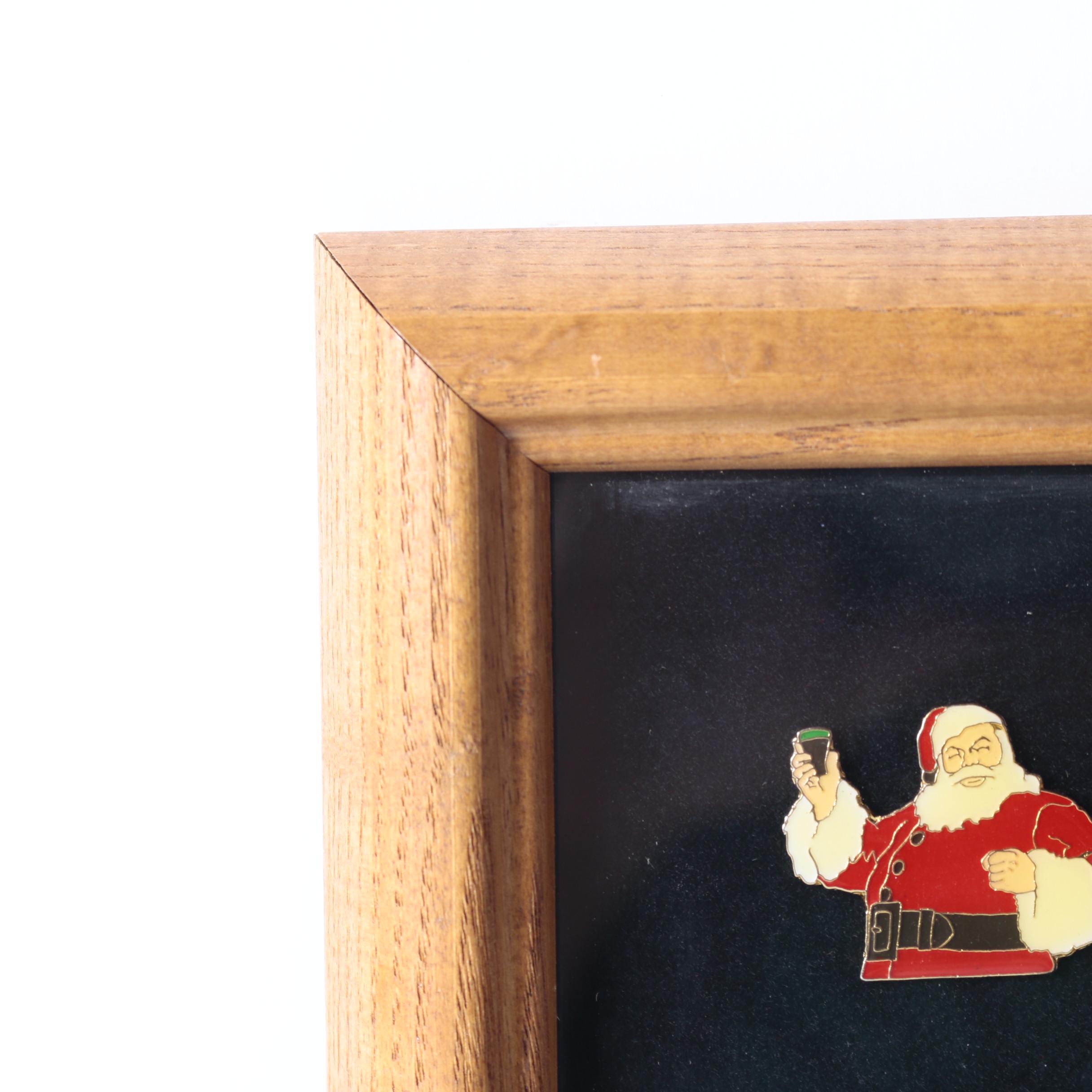 Set of Limited Edition Pinbacks After Haddon Sundblom's Coca-Cola Santa Claus