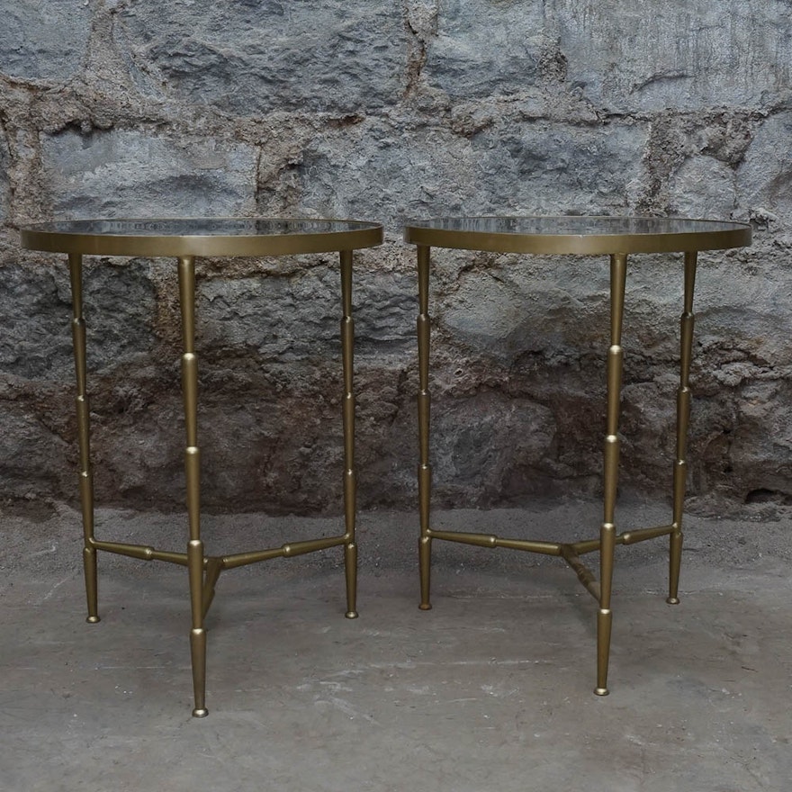 Pair of Regency Style Accent Tables