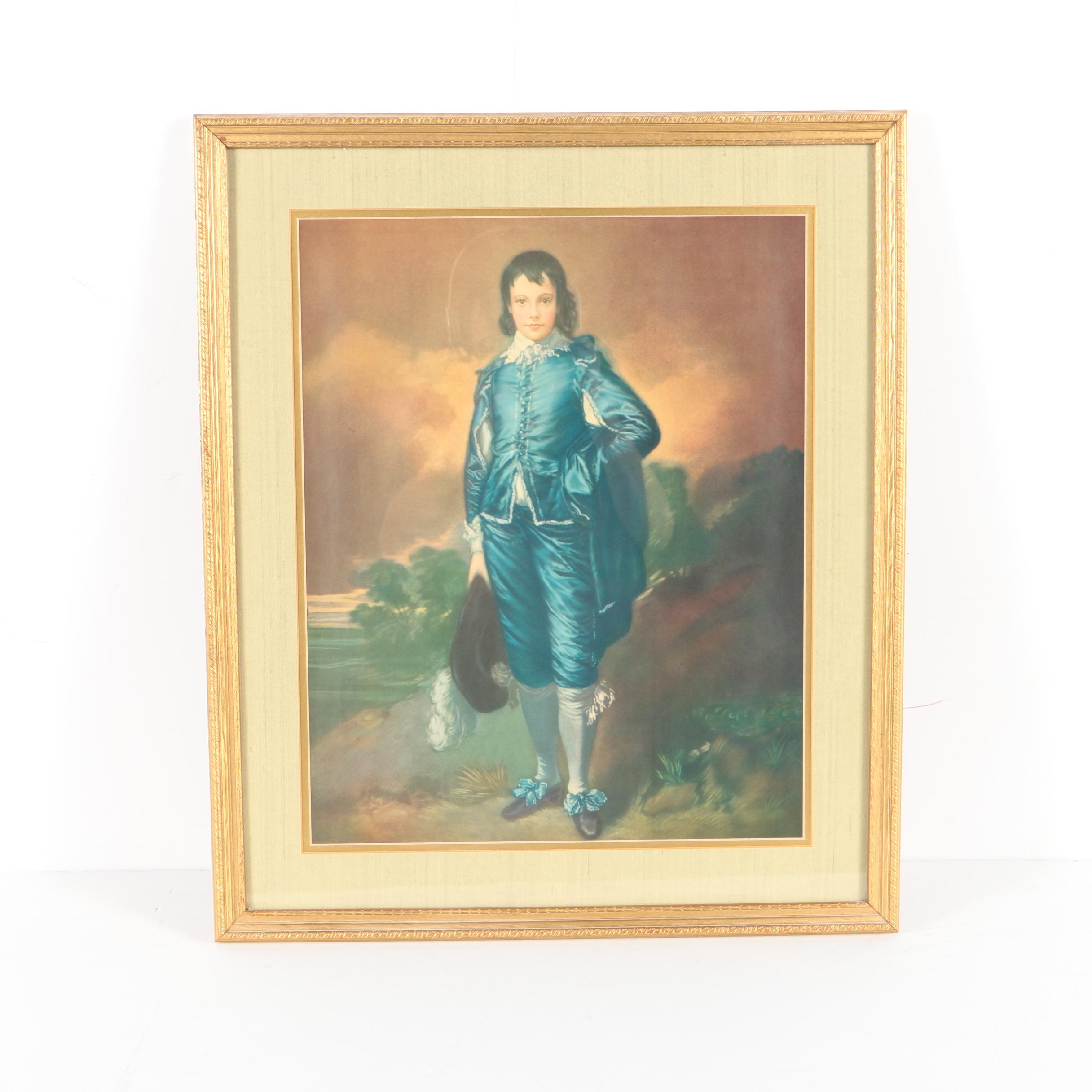 Two Offset Lithographs after Paintings "Pinkie" and "The Blue Boy"