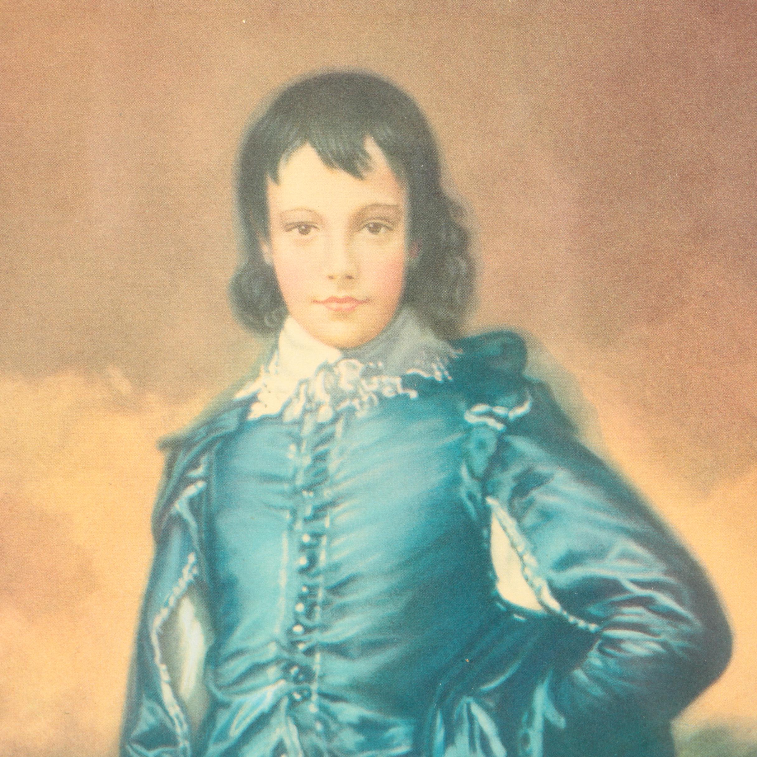 Two Offset Lithographs after Paintings "Pinkie" and "The Blue Boy"