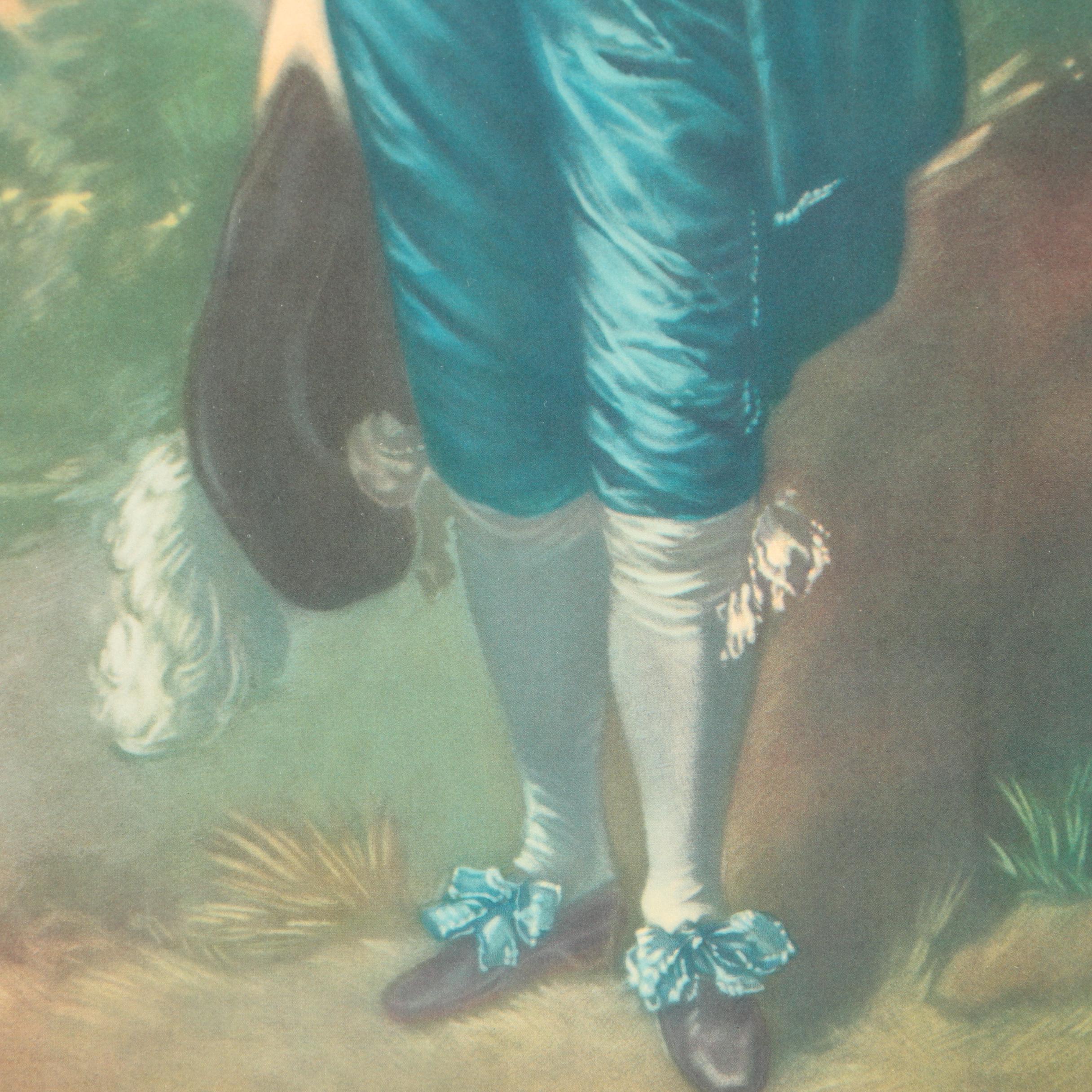 Two Offset Lithographs after Paintings "Pinkie" and "The Blue Boy"