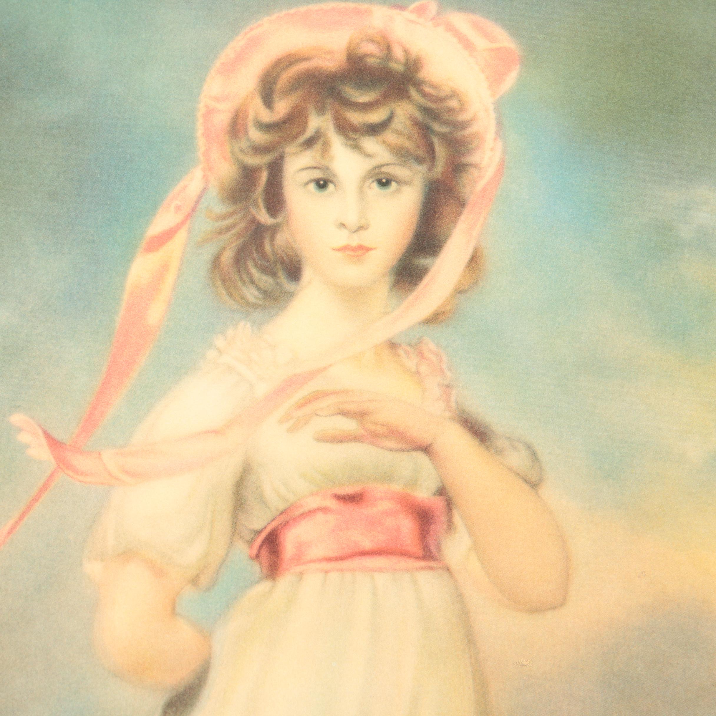 Two Offset Lithographs after Paintings "Pinkie" and "The Blue Boy"