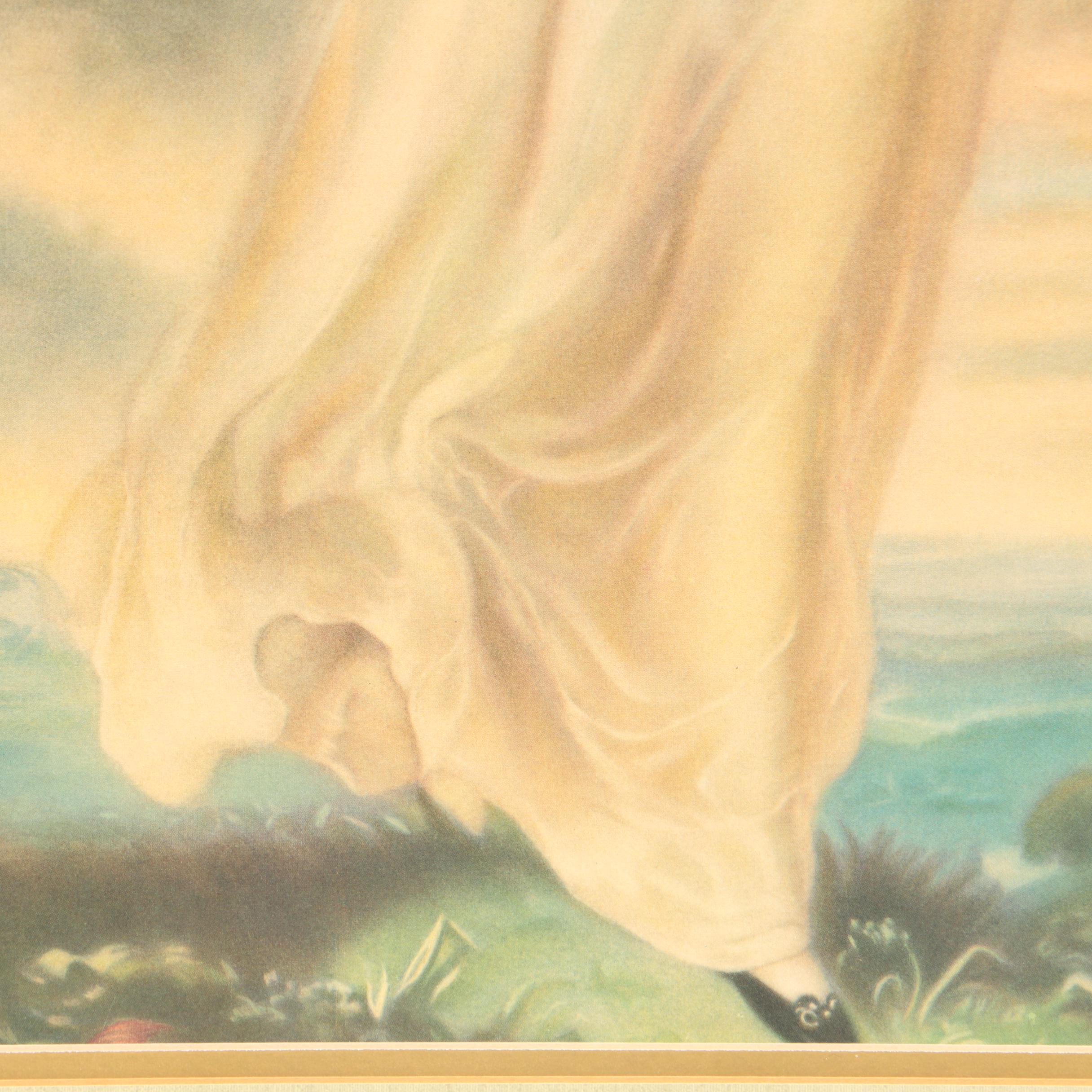 Two Offset Lithographs after Paintings "Pinkie" and "The Blue Boy"