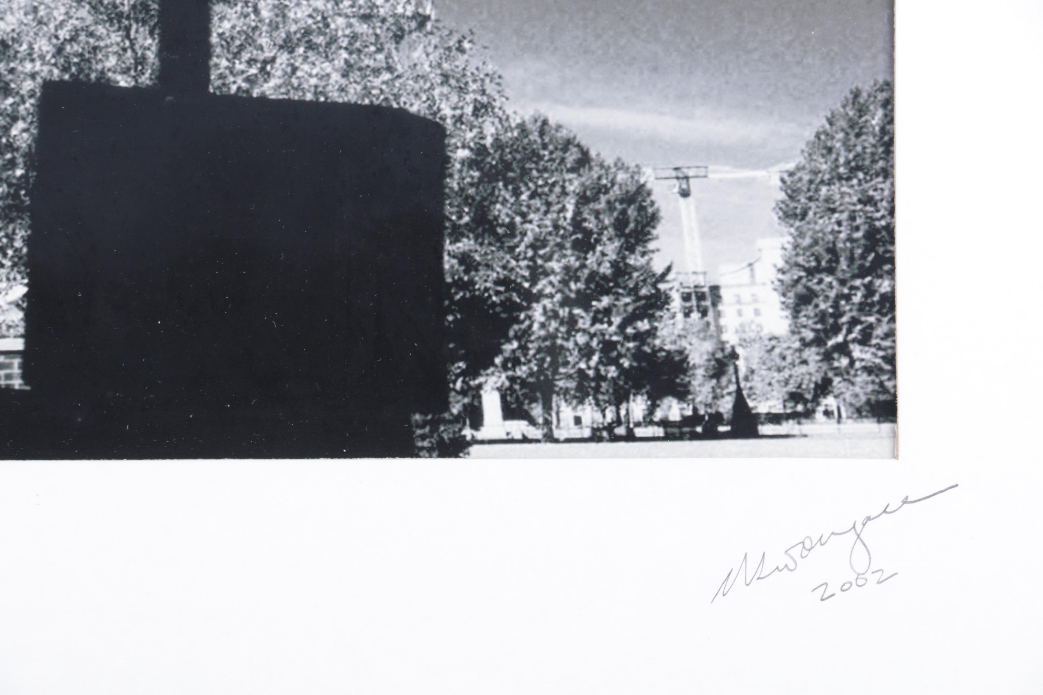 Set of Two Black and White Photographs of London Landmarks