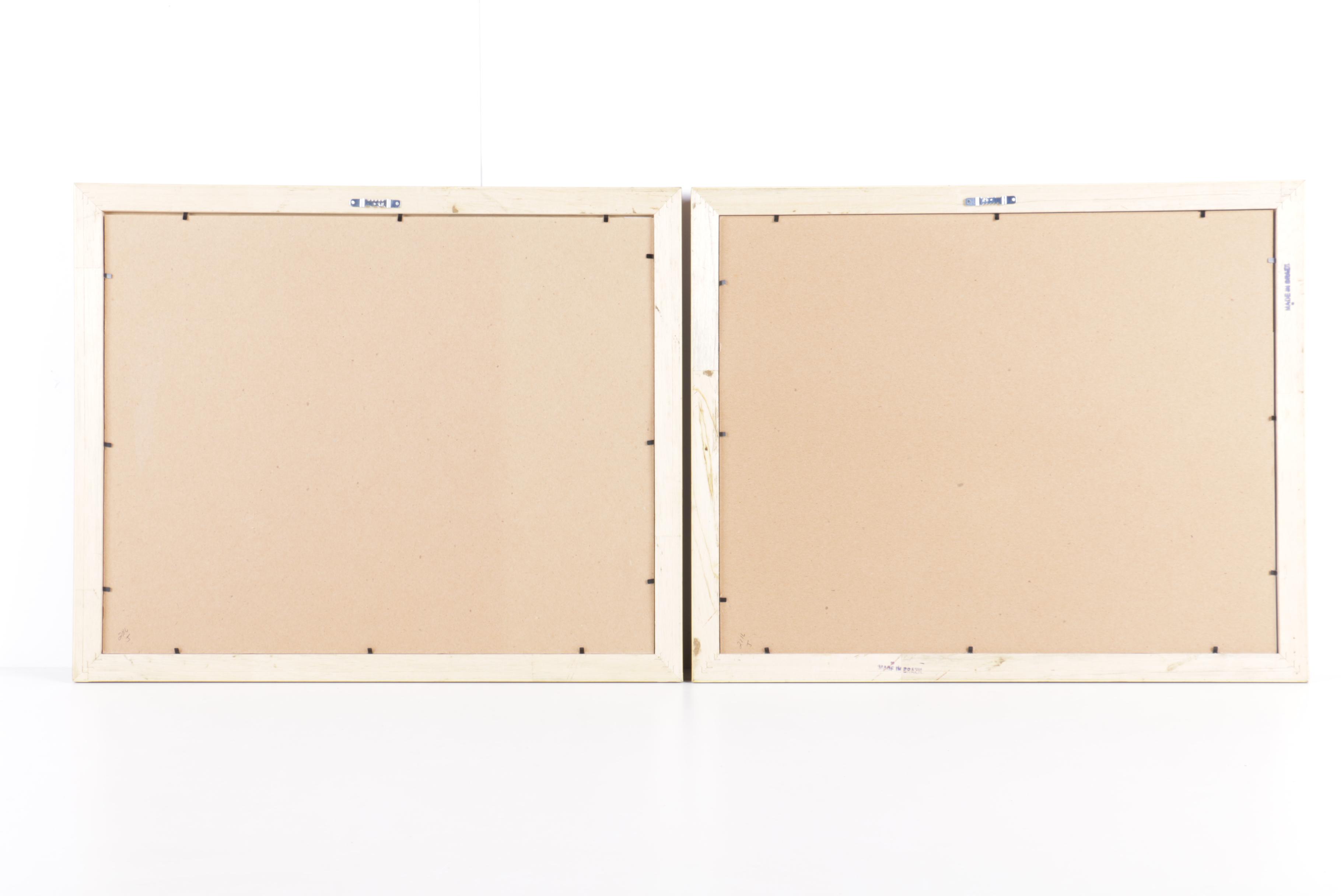 Set of Two Black and White Photographs of London Landmarks