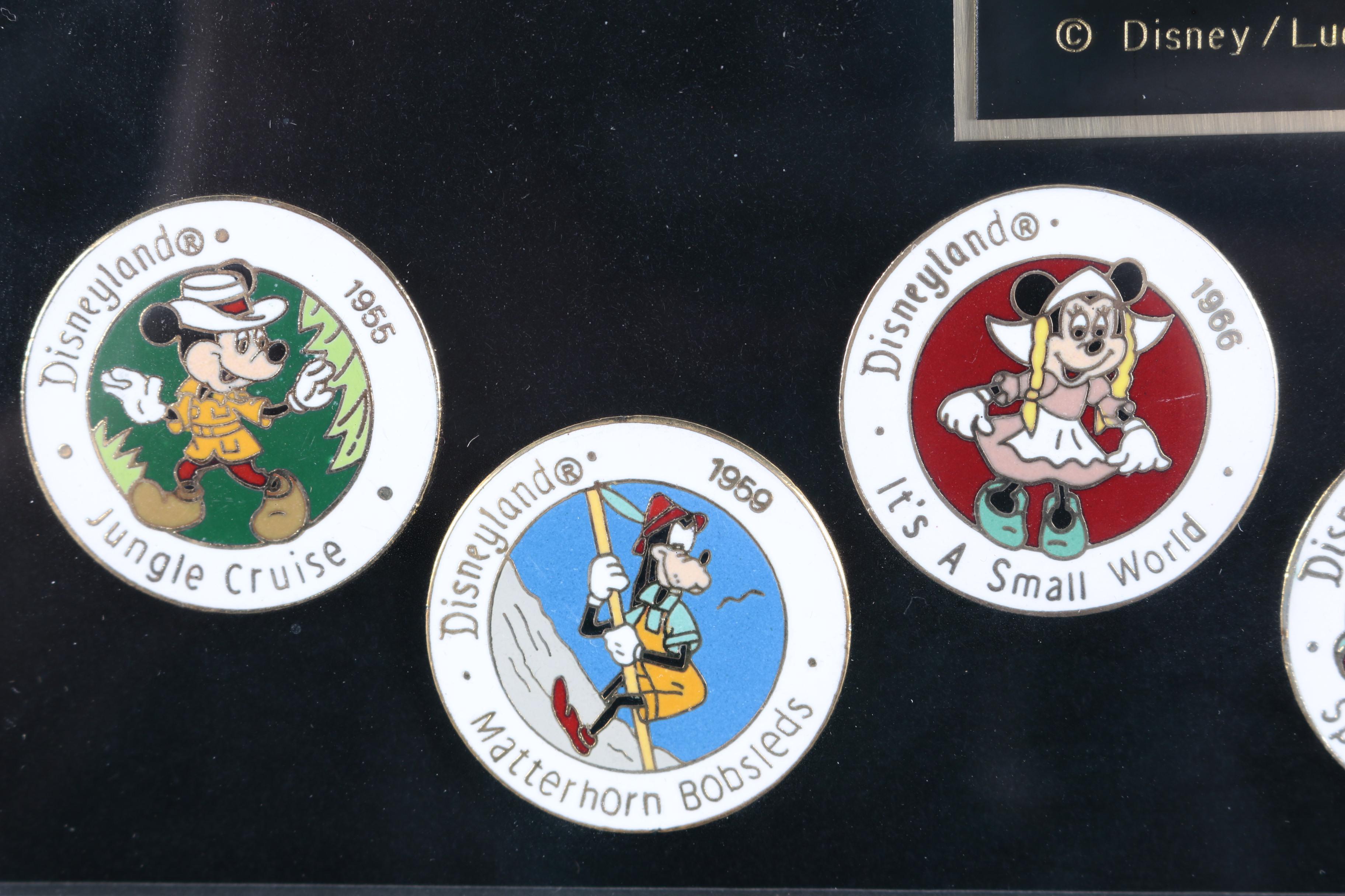 Disneyland Indiana Jones Adventure Ride Framed Memorabilia