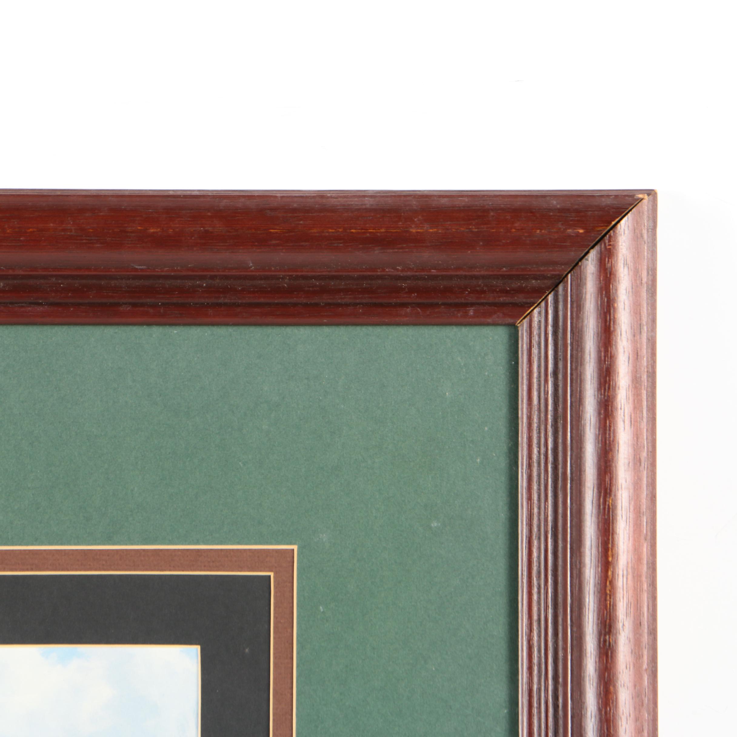 Offset Lithograph After Mike Jeffries "Wainwright 0-4-4t In Kent"