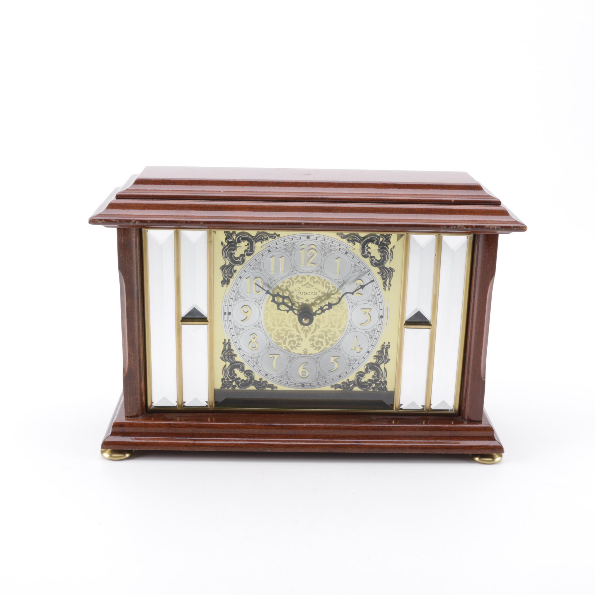 Ansonia "Gold Medallion Clock" Mantel Clock