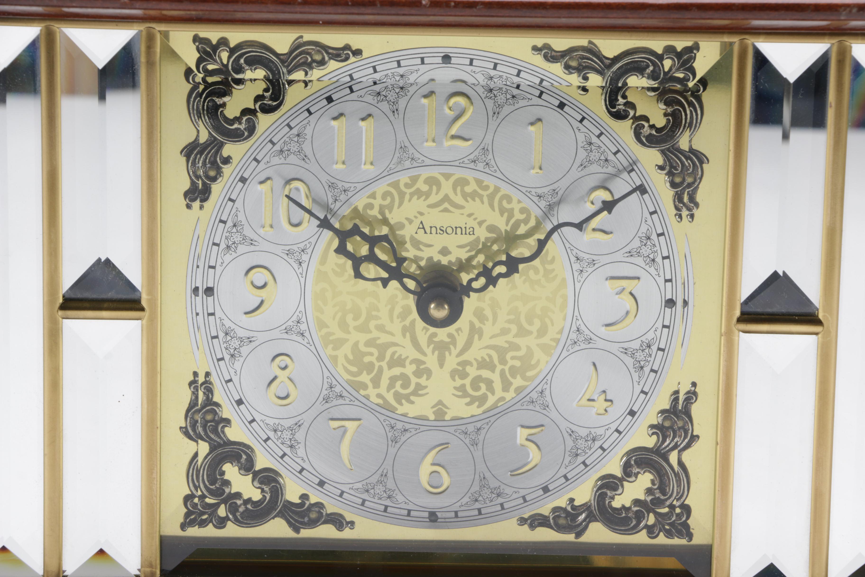 Ansonia "Gold Medallion Clock" Mantel Clock