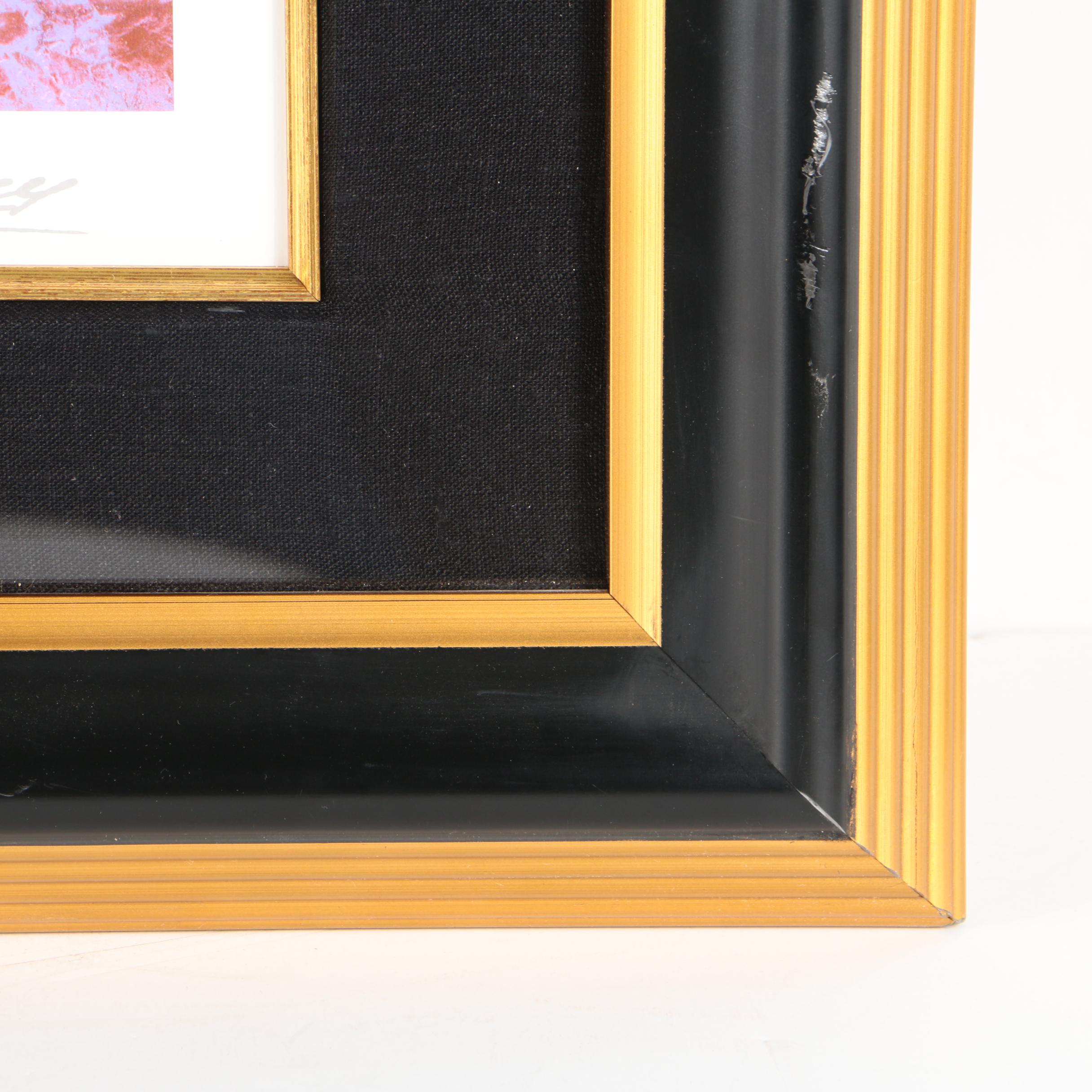 Seriolithograph on Paper After Anatole Krasnyansky "Musical Sphere"