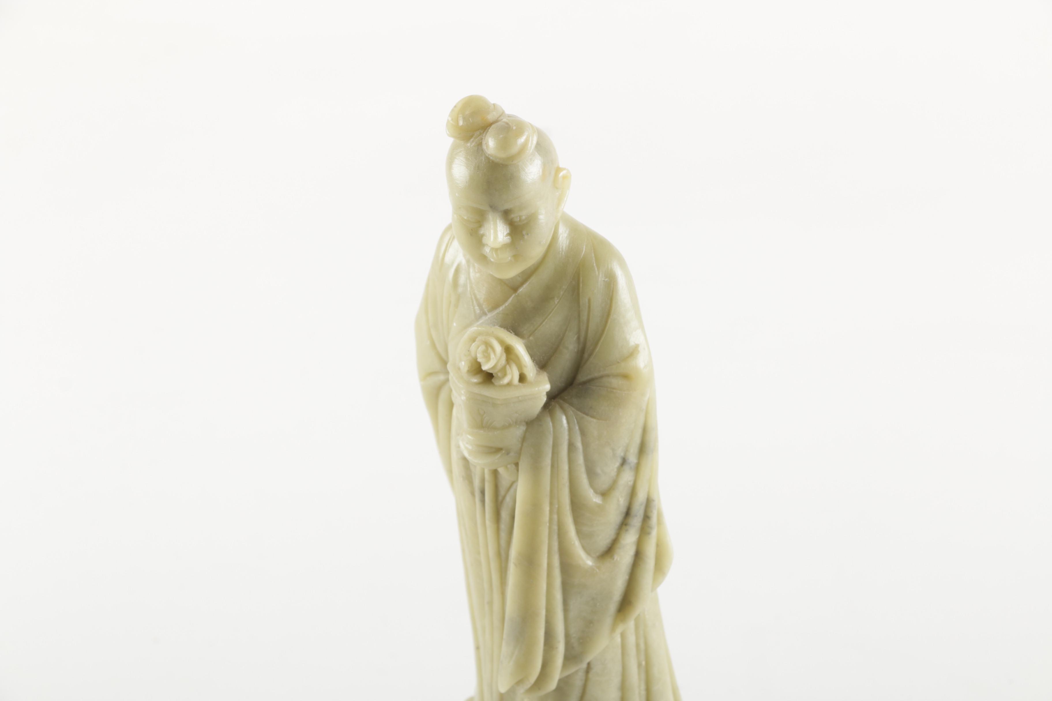 Chinese Carved Soapstone Figurine