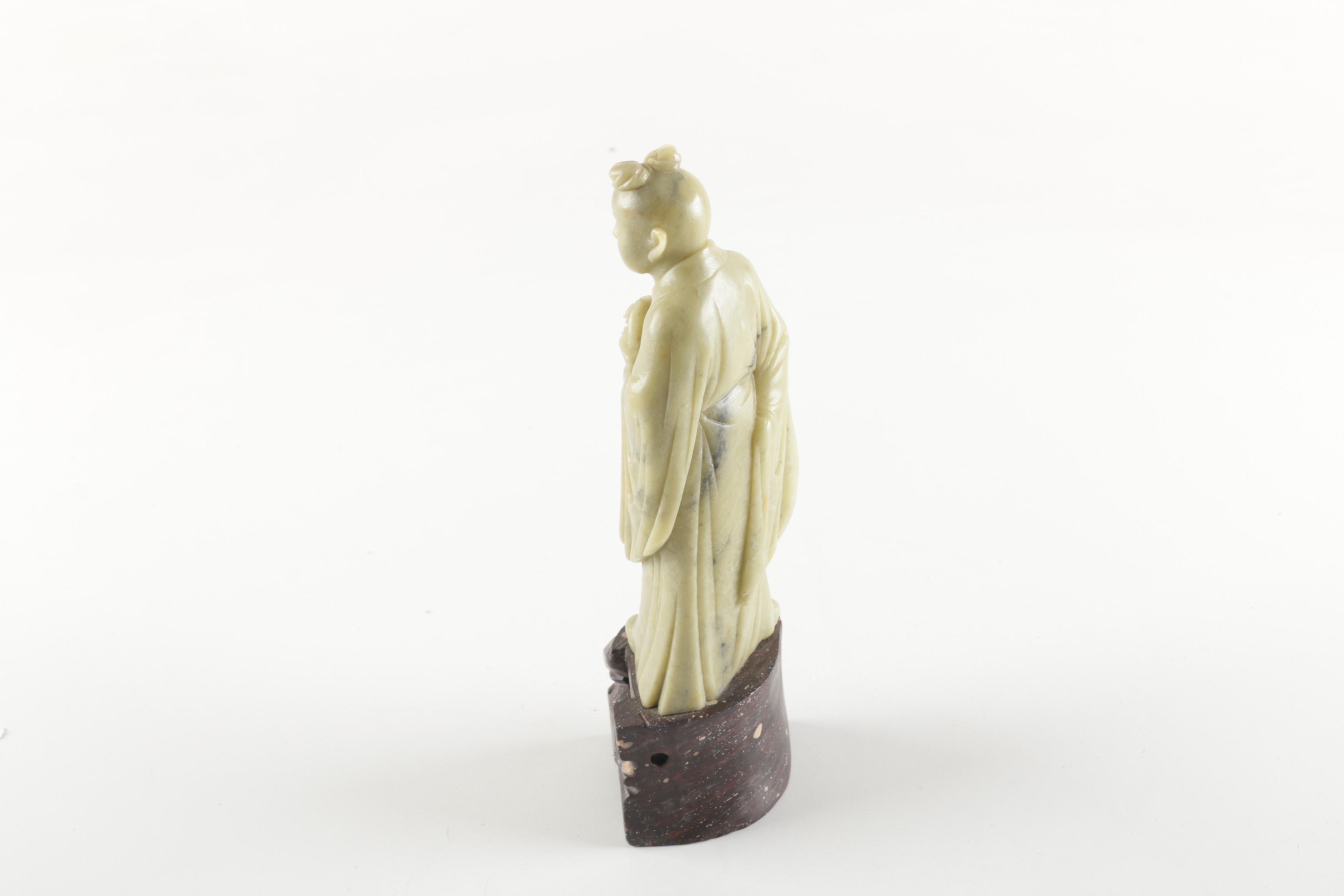 Chinese Carved Soapstone Figurine