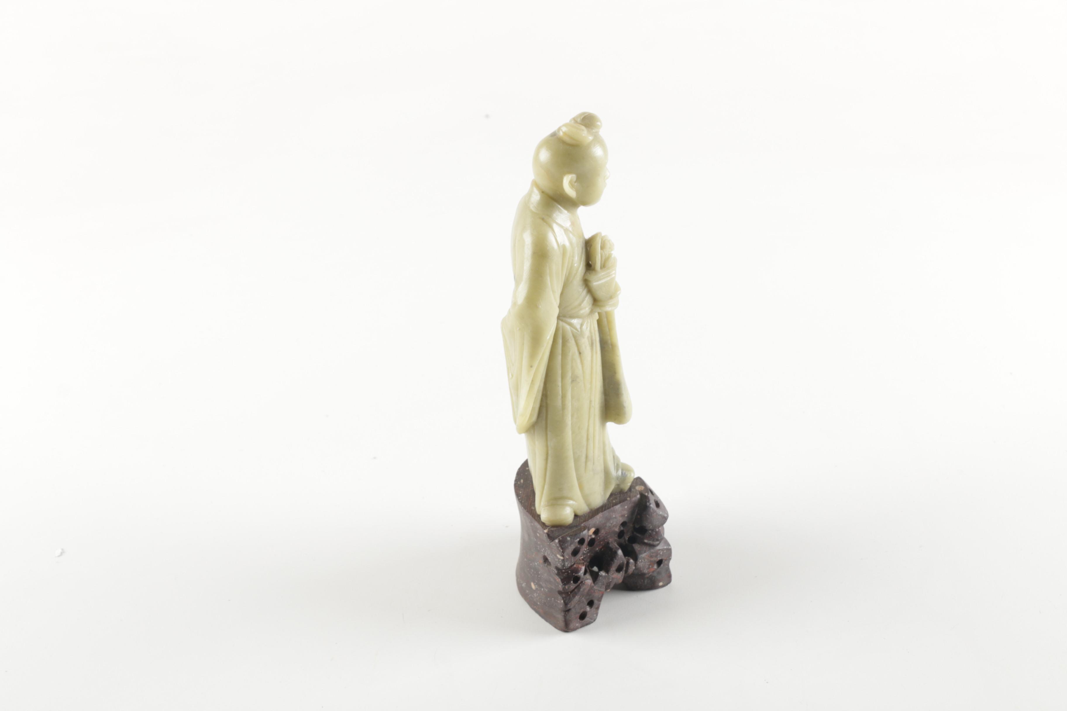 Chinese Carved Soapstone Figurine