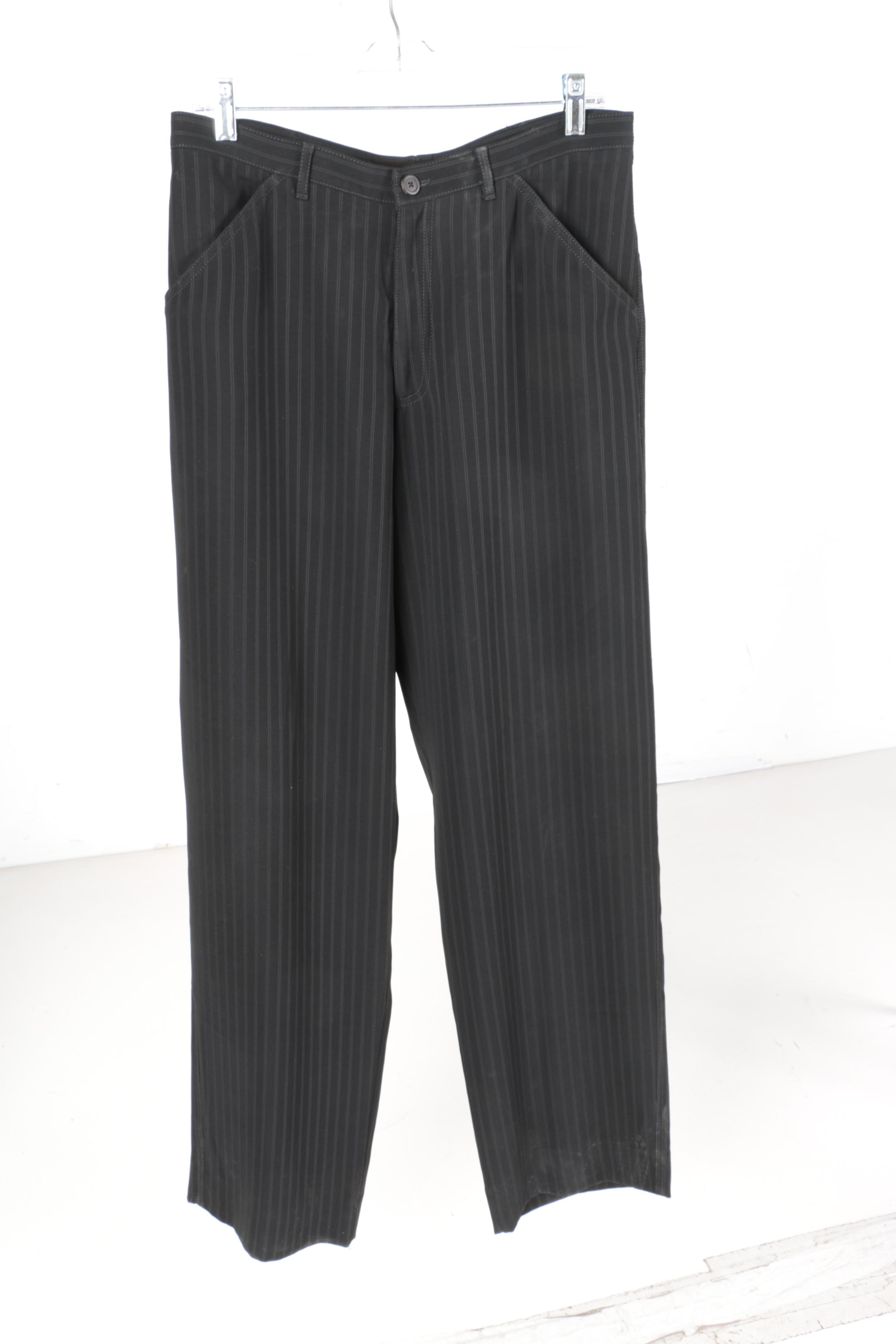 Men's Designer Trousers Including Giorio Armani and Gianni Versace