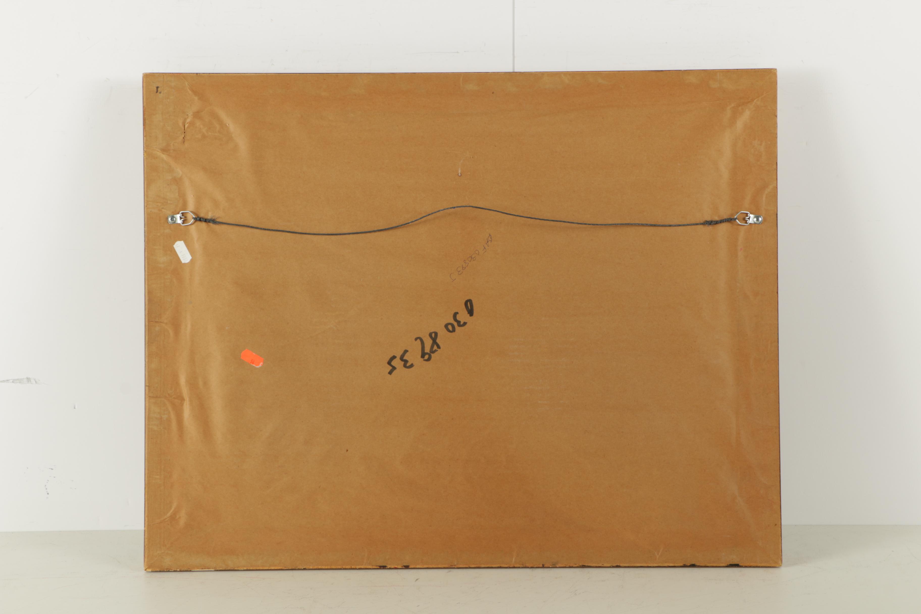 Offset Lithograph after George Wright "Crossing the Ford"