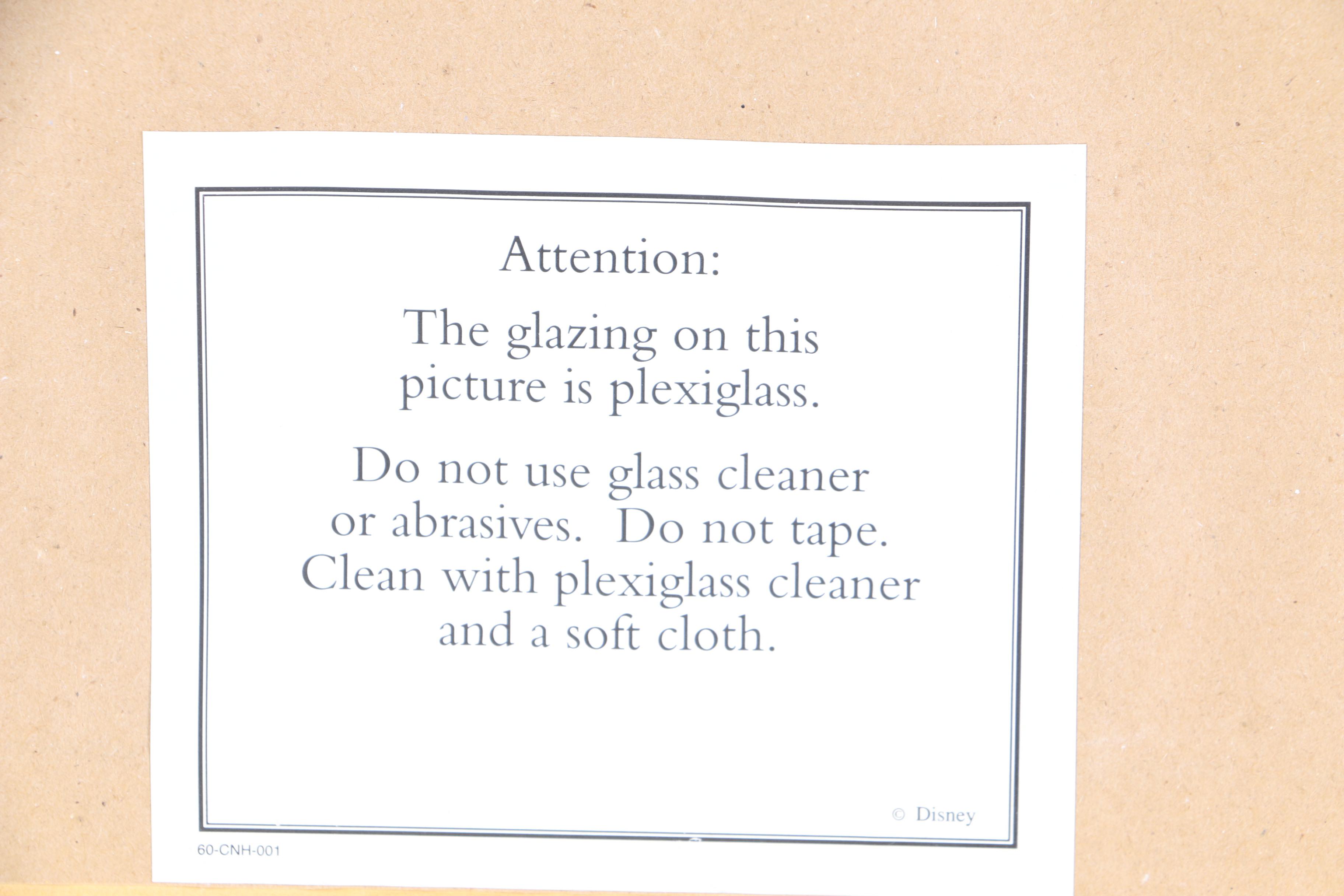 Disney Limited Edition Mickey Mouse Themed Sericel "Profiles of Imagination"