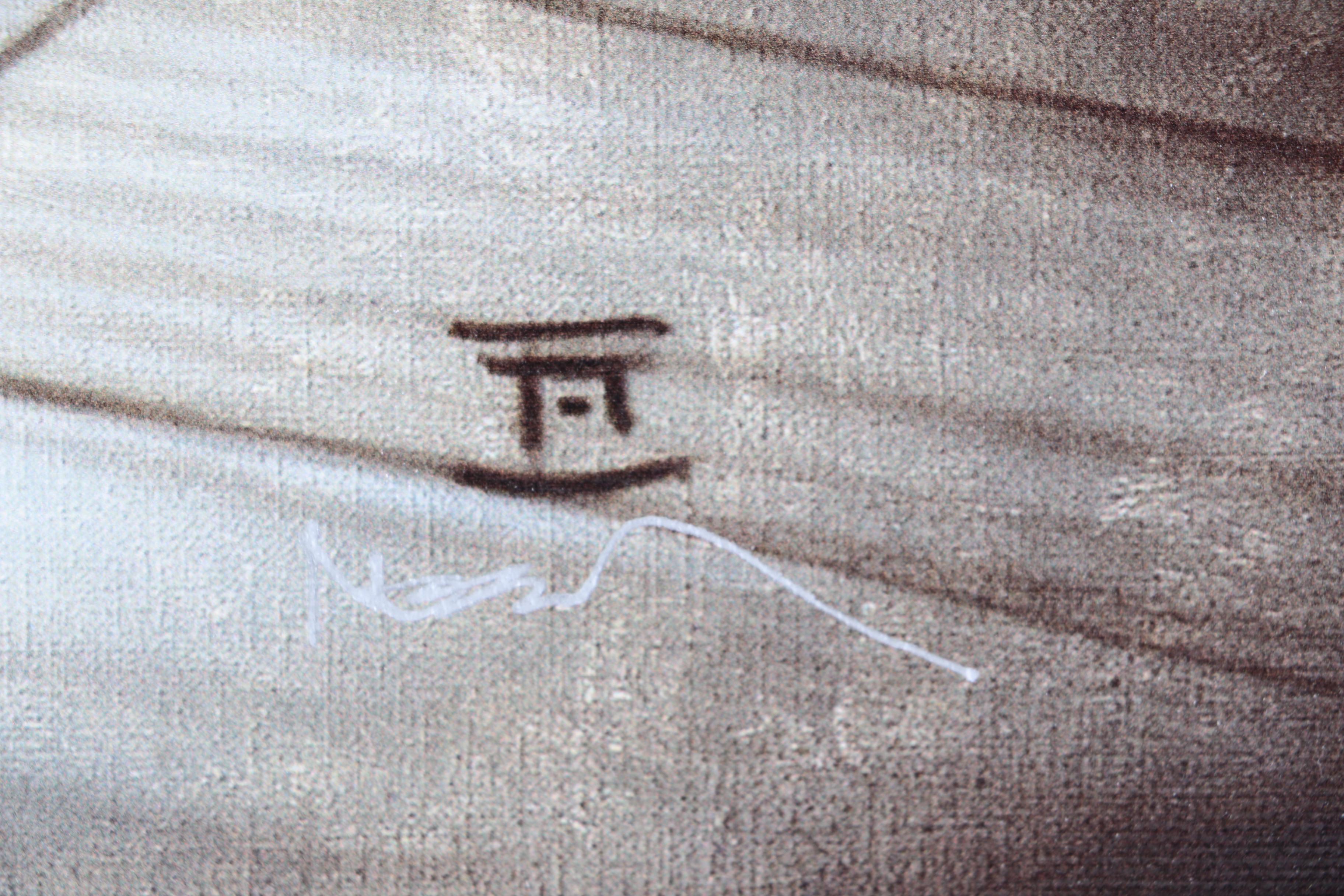 Noah Limited Edition Reproduction Print "Paws For A Cleanin'"