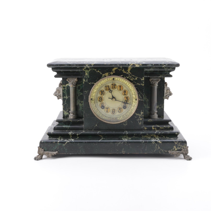 New Haven Clock Co, Adamantine Mantel Clock