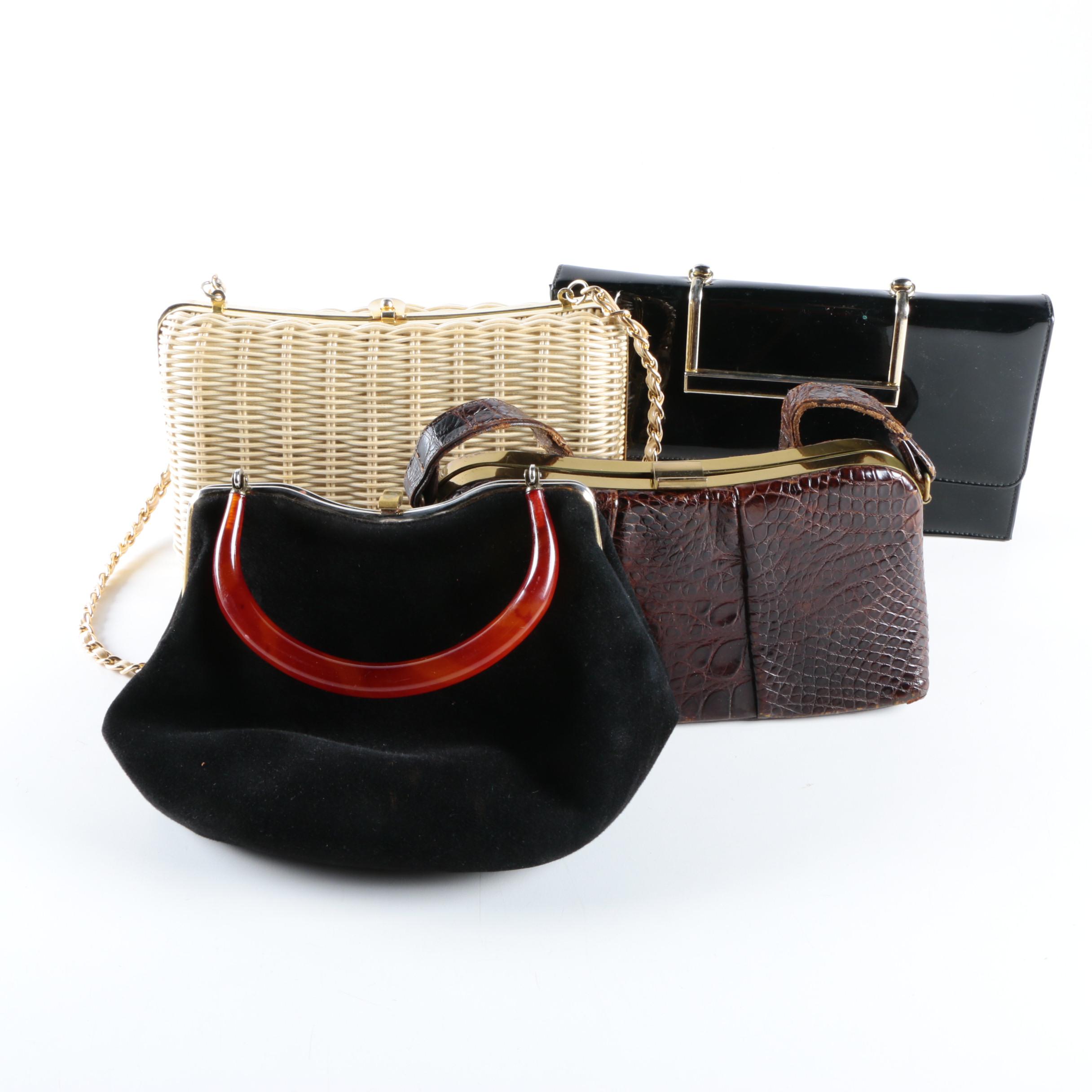 Circa 1960s Vintage Hangbags