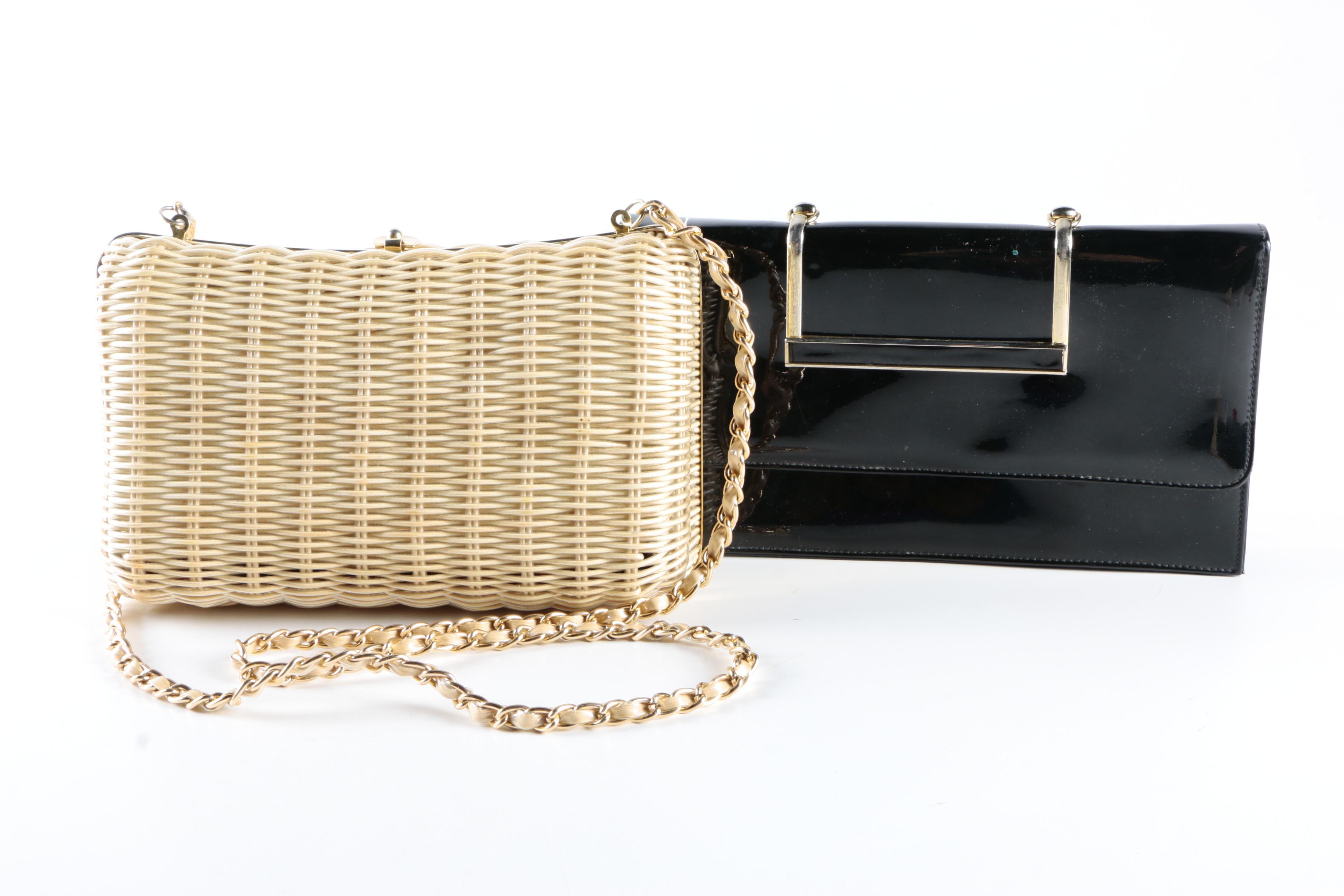 Circa 1960s Vintage Hangbags